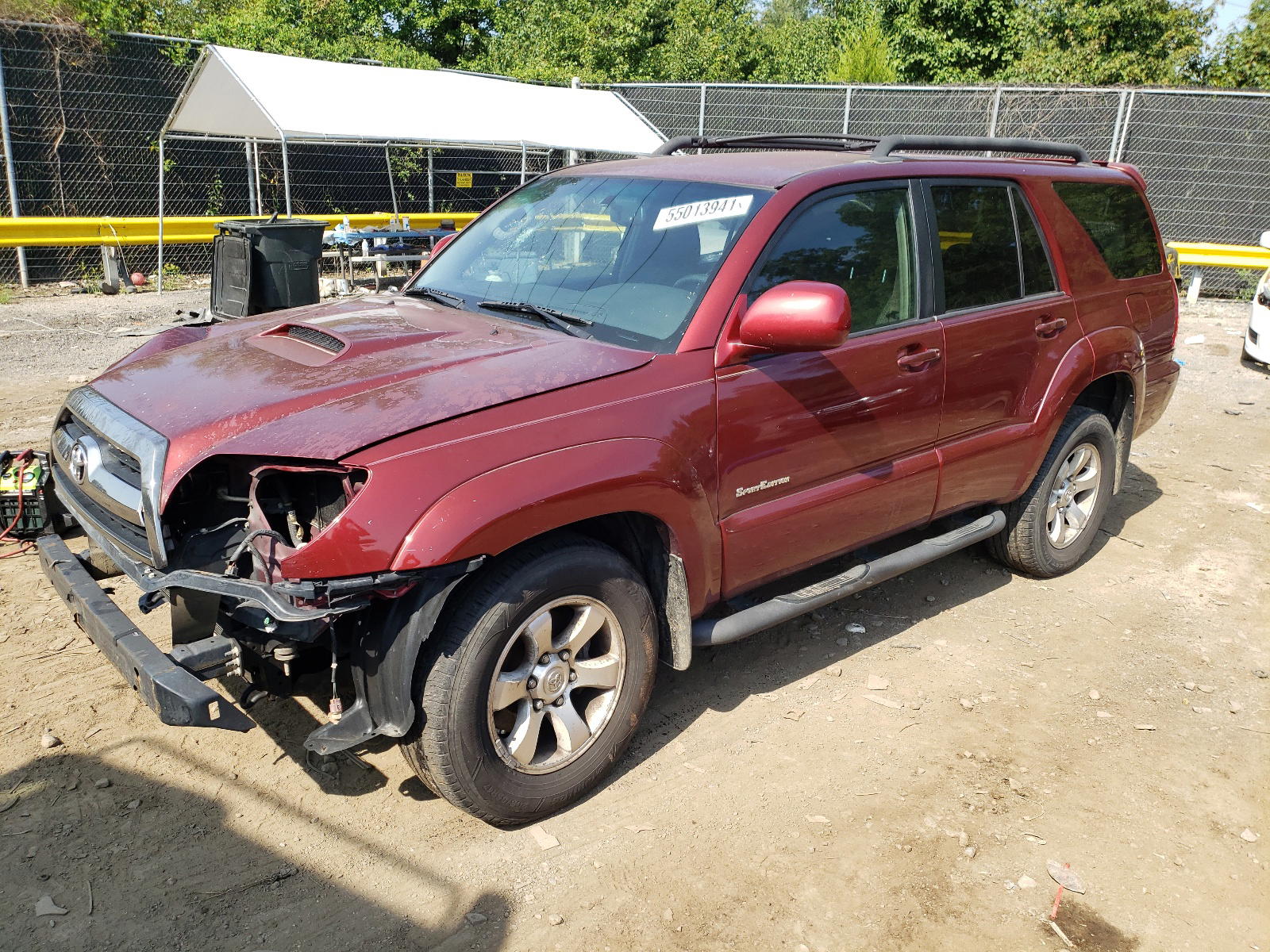 Photo 2 from auction – 2007 TOYOTA 4RUNNER SR with VIN JTEZU14RX78078402