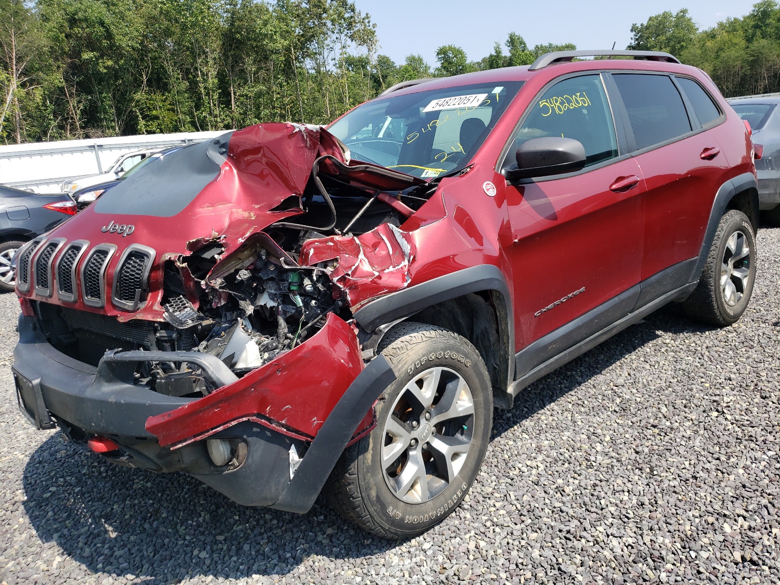 Photo 2 from auction – 2015 JEEP CHEROKEE T with VIN 1C4PJMBS2FW786892