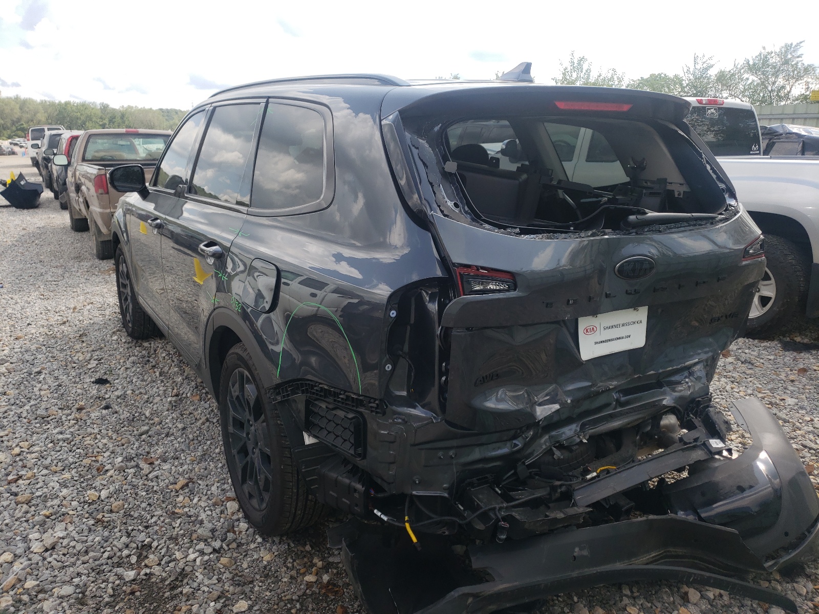 Photo 3 from auction – 2021 KIA TELLURIDE with VIN 5XYP5DHC0MG171997