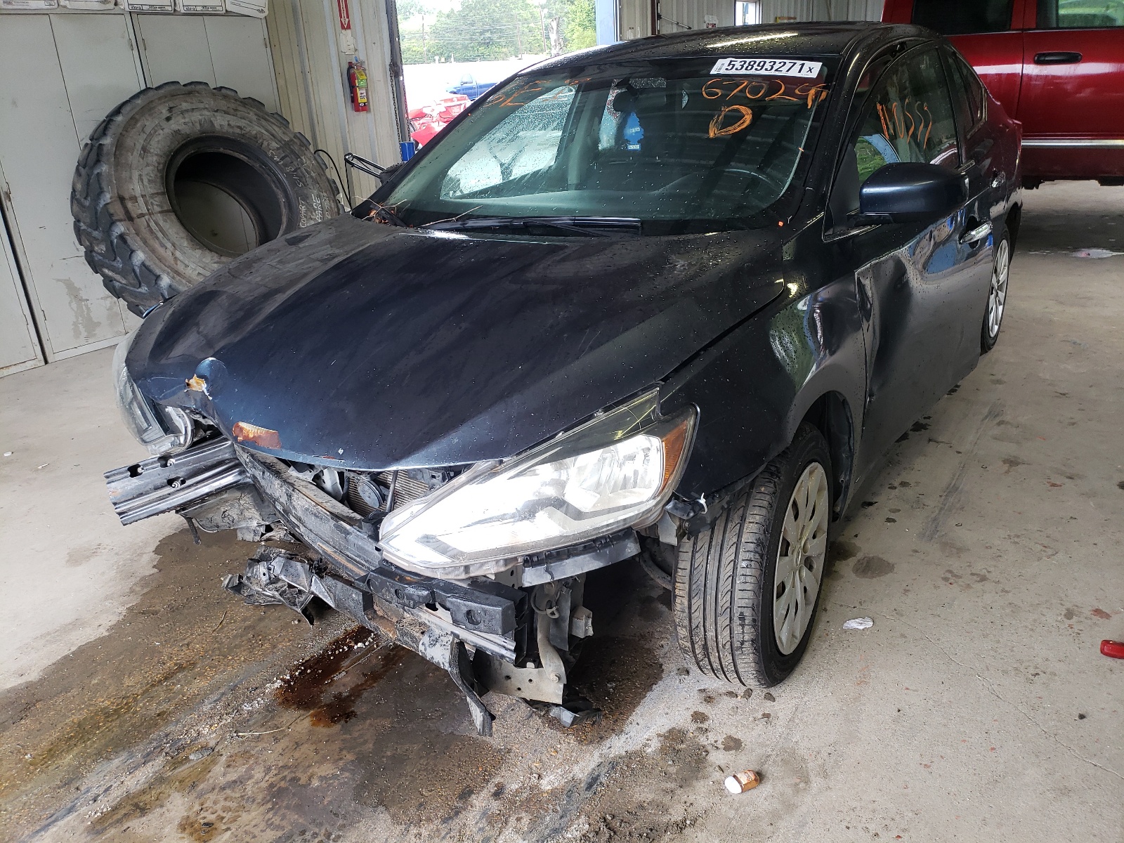 Photo 2 from auction – 2016 NISSAN SENTRA S with VIN 3N1AB7AP2GL670295