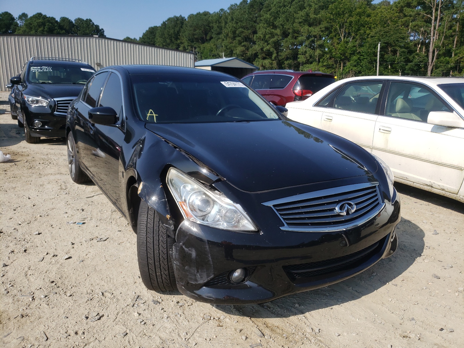 INFINITI G37 2012 with VIN JN1CV6AR1CM672020 - Photo from auction