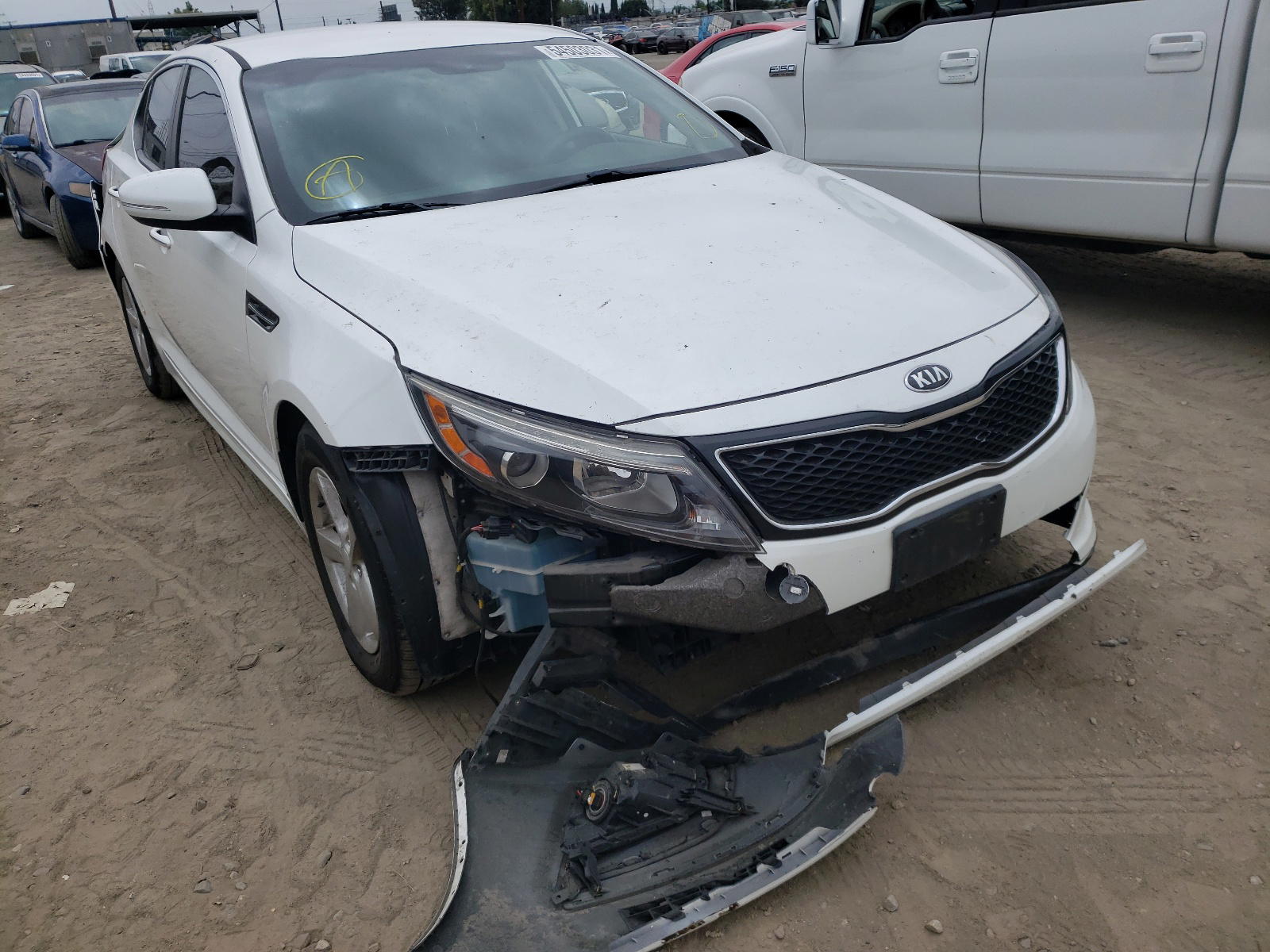 KIA OPTIMA LX 2015 with VIN KNAGM4A79F5651285 - Photo from auction
