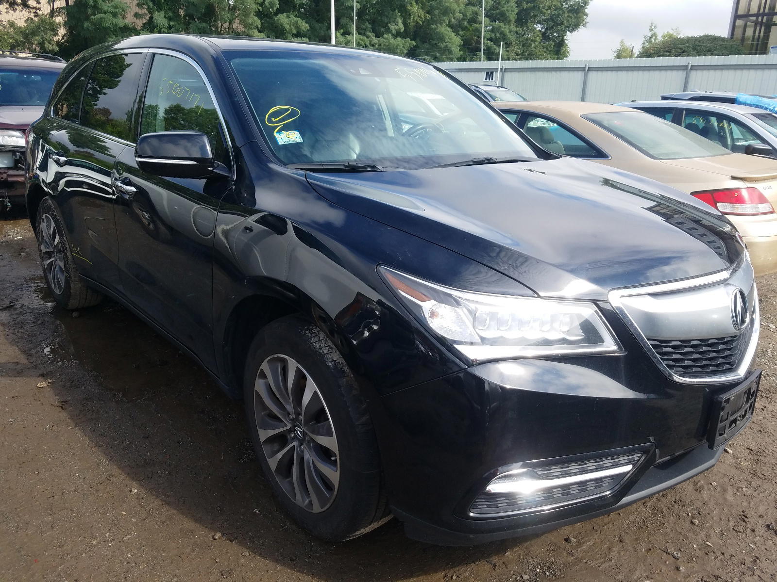 ACURA MDX TECHNO 2016 with VIN 5FRYD4H43GB062685 - Photo from auction