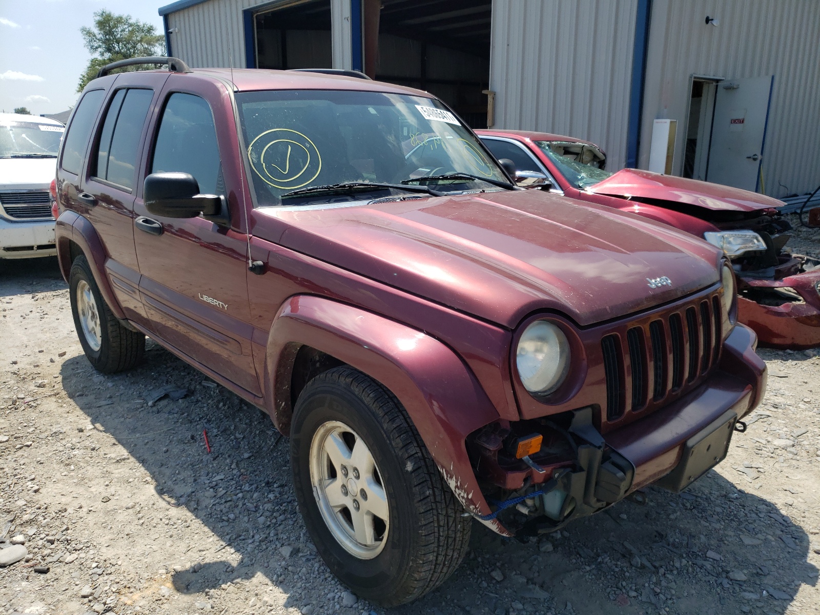 JEEP LIBERTY 2003 with VIN 1J4GL58K03W674170 - Photo from auction