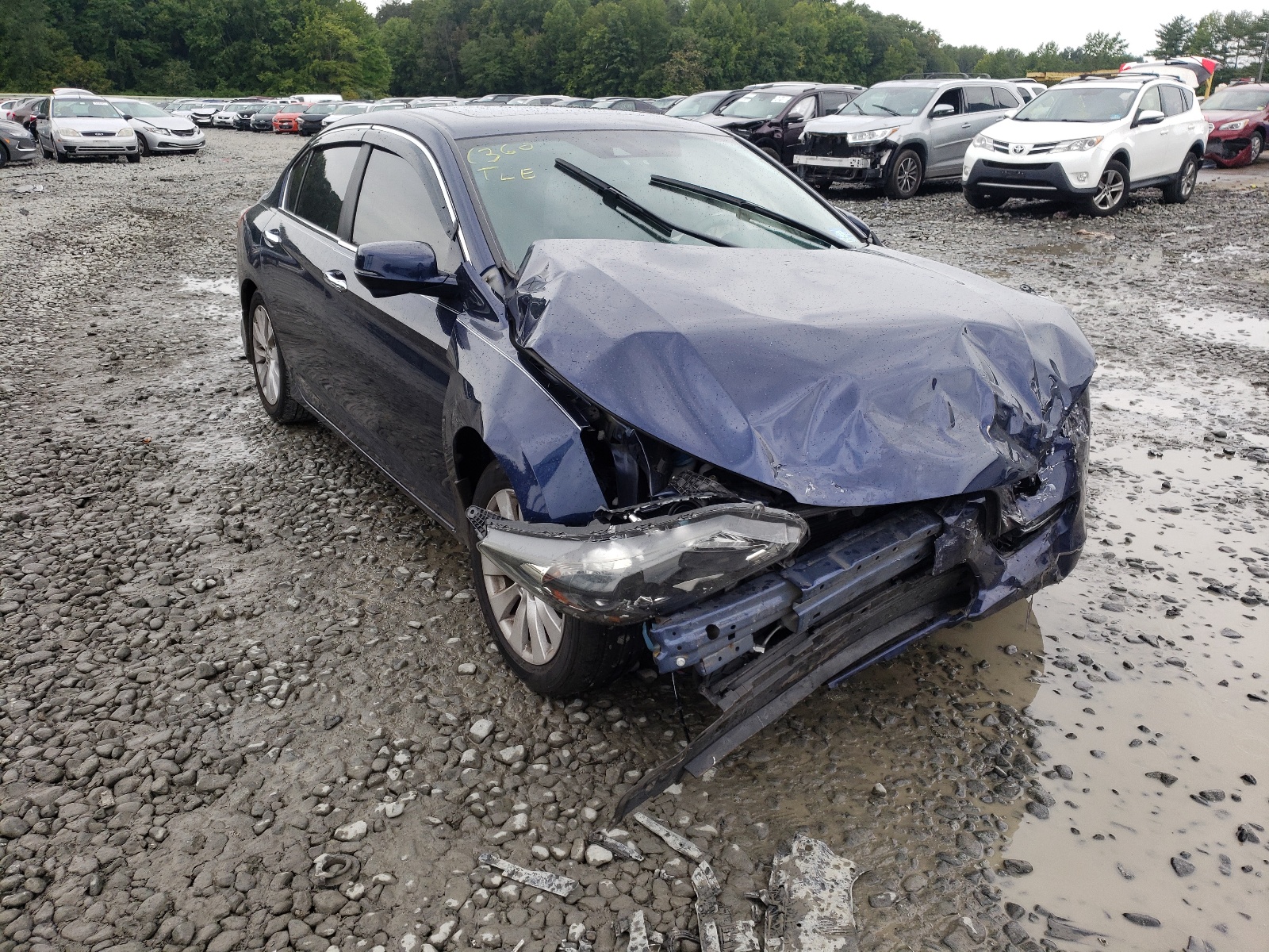 HONDA ACCORD EXL 2015 with VIN 1HGCR2F83FA176069 - Photo from auction