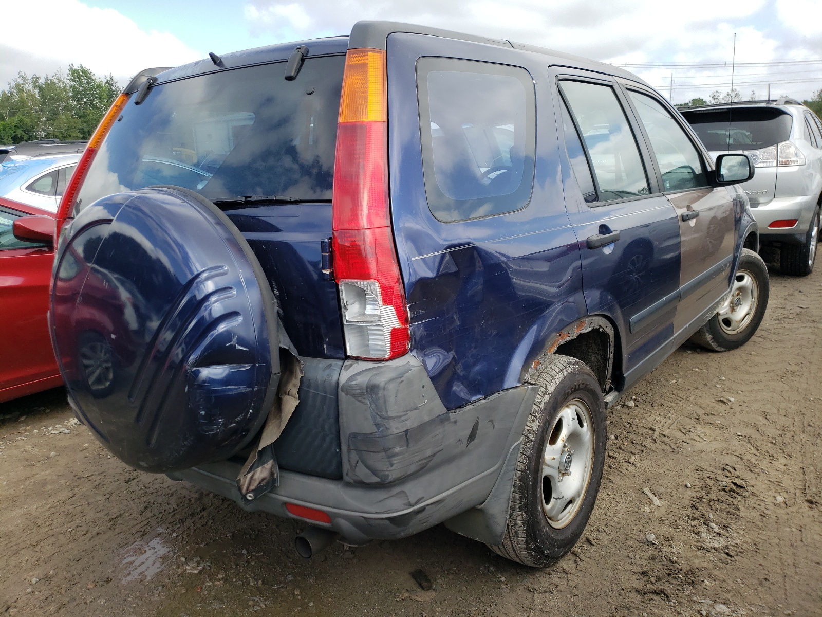 Photo 4 from auction – 2002 HONDA CR-V LX with VIN JHLRD68432C016607