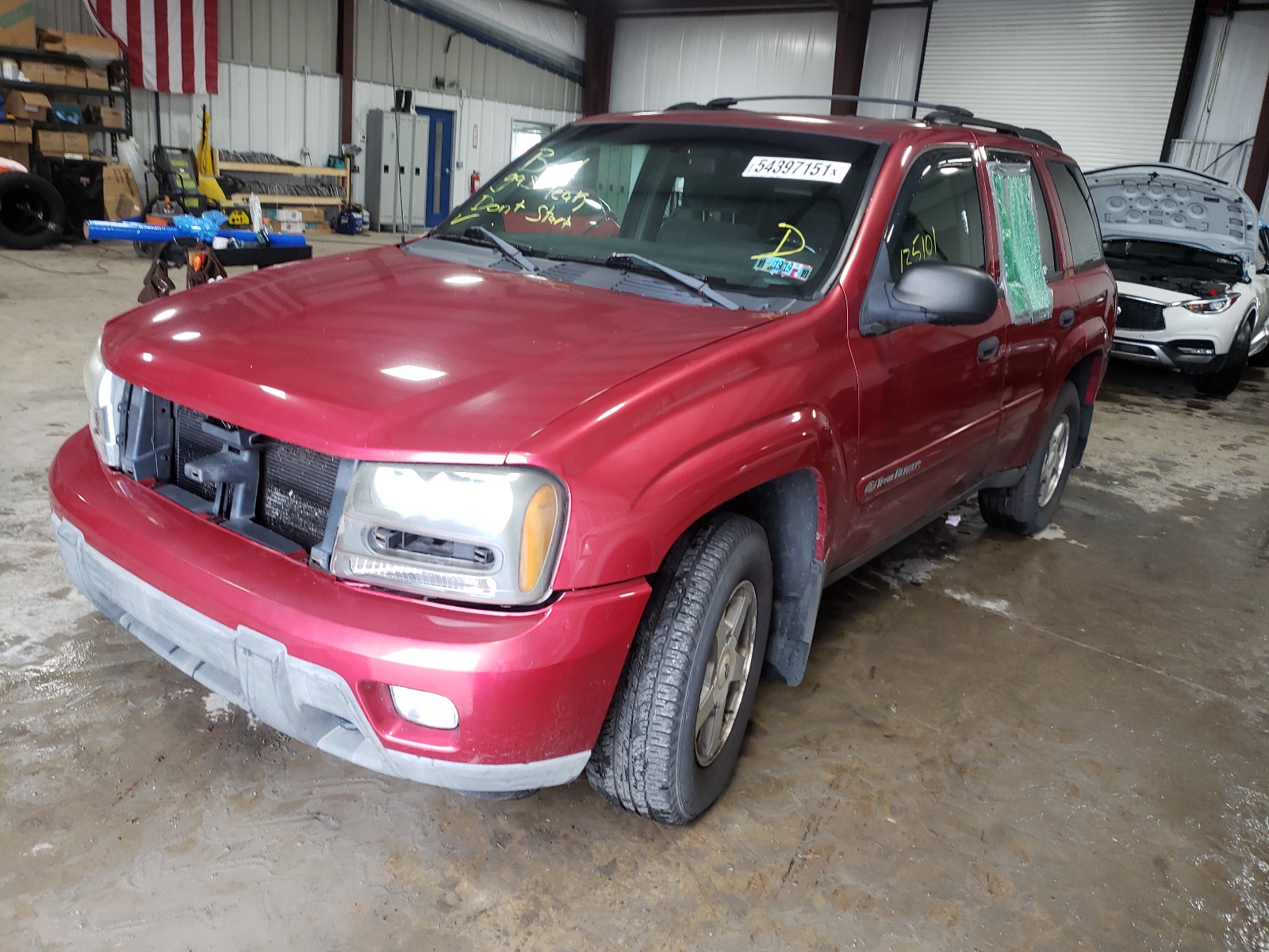 Photo 2 from auction – 2003 CHEVROLET TRAILBLAZE with VIN 1GNDT13S932370083