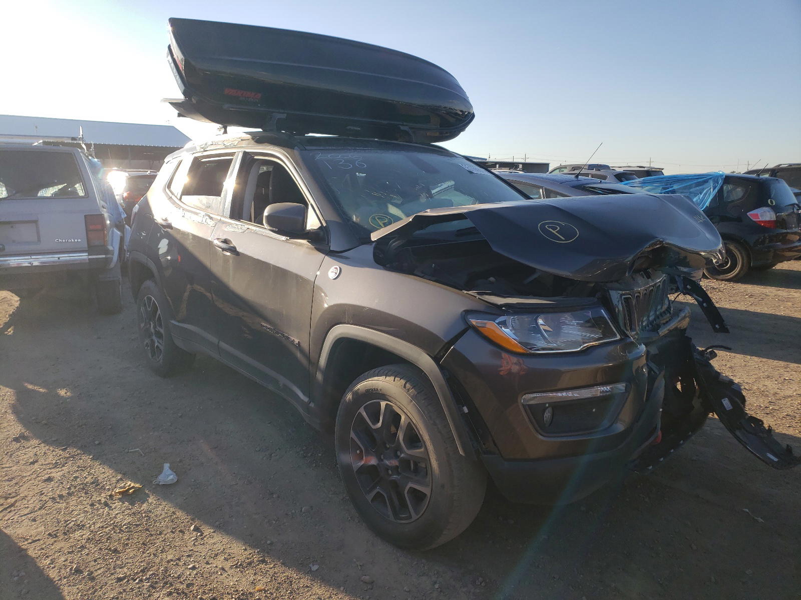 JEEP COMPASS TR 2019 with VIN 3C4NJDDB5KT594919 - Photo from auction