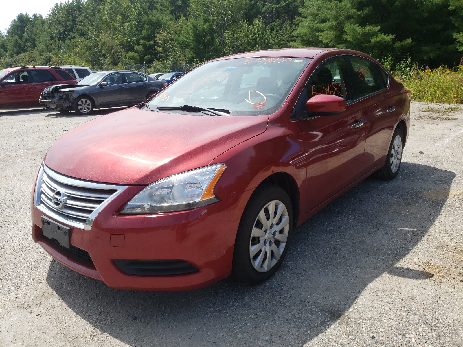 Photo 2 from auction – 2014 NISSAN SENTRA S with VIN 3N1AB7AP2EY263576
