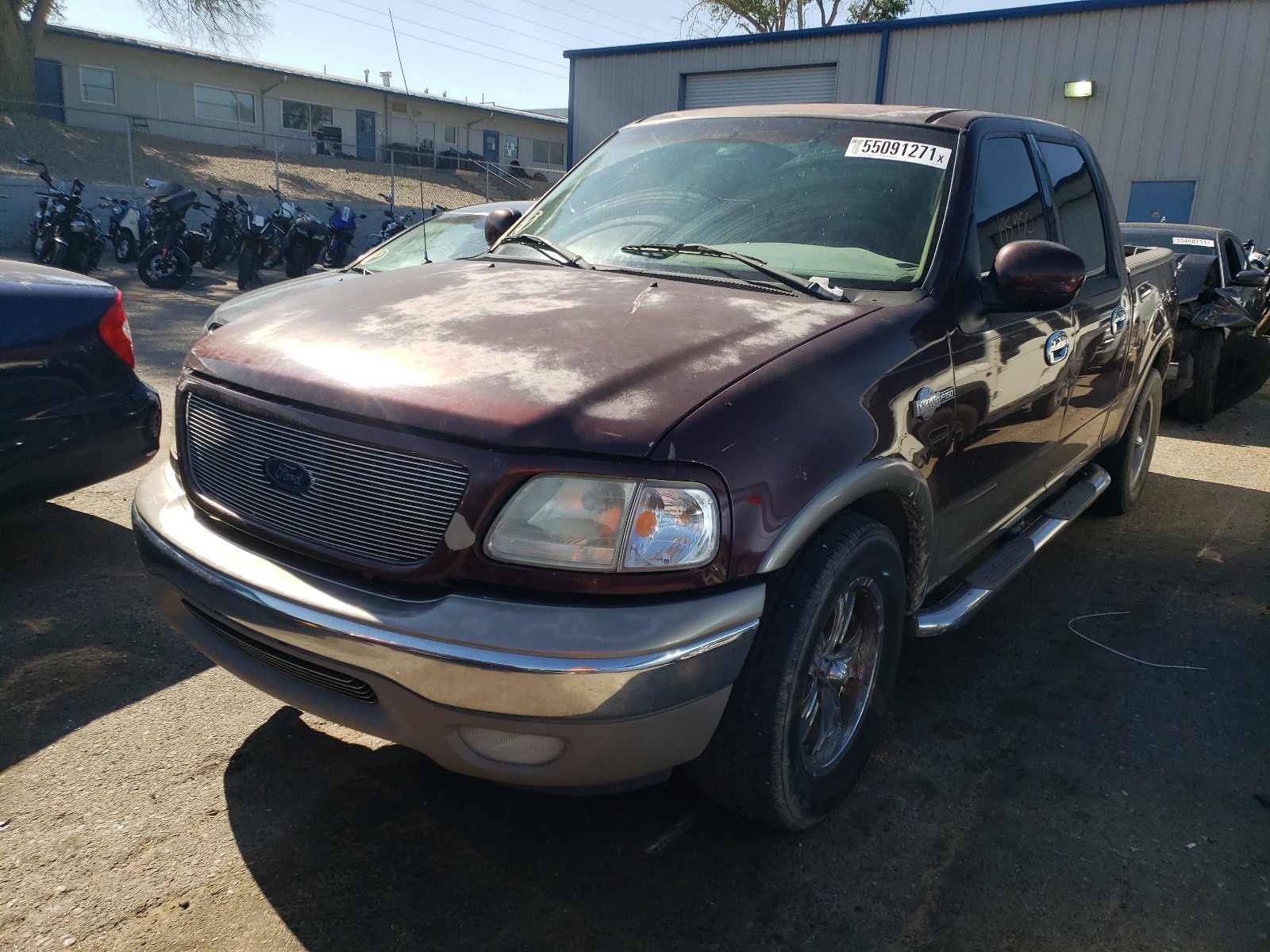 Photo 2 from auction – 2003 FORD F150 SUPER with VIN 1FTRW07L73KD27347