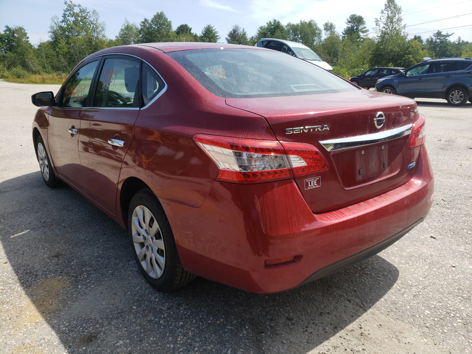 Photo 3 from auction – 2014 NISSAN SENTRA S with VIN 3N1AB7AP2EY263576