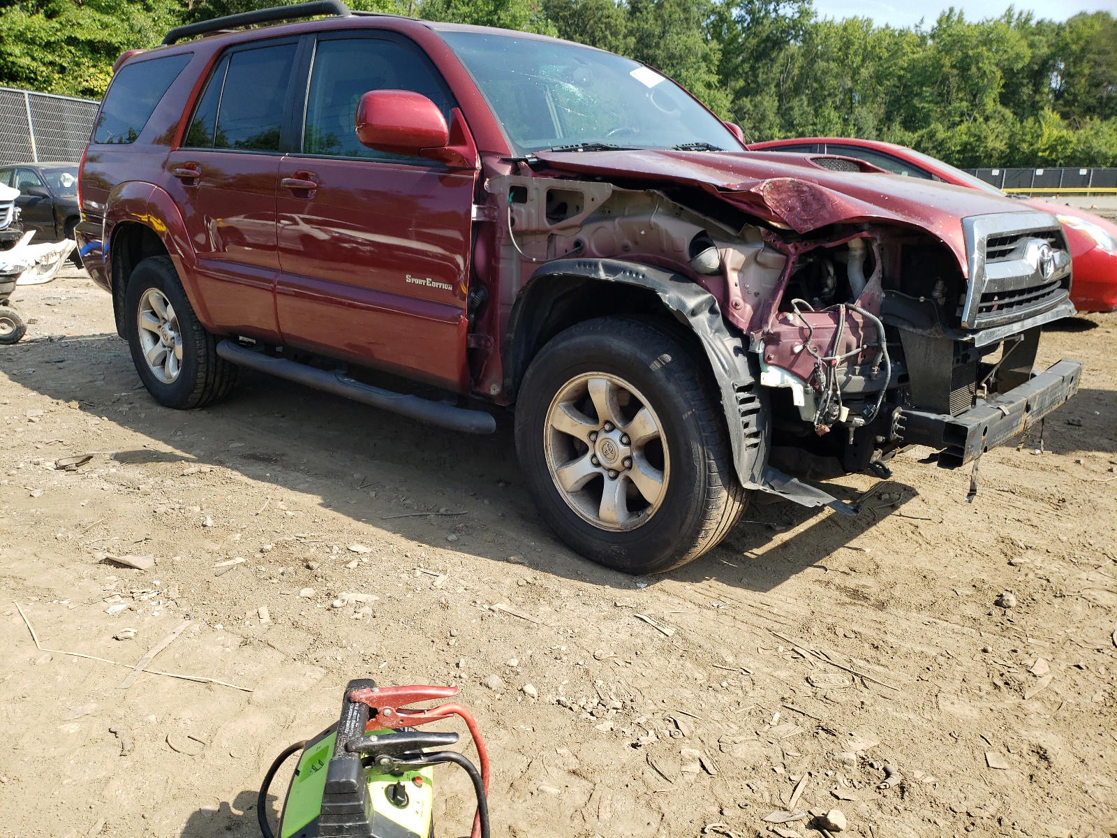TOYOTA 4RUNNER SR 2007 with VIN JTEZU14RX78078402 - Photo from auction