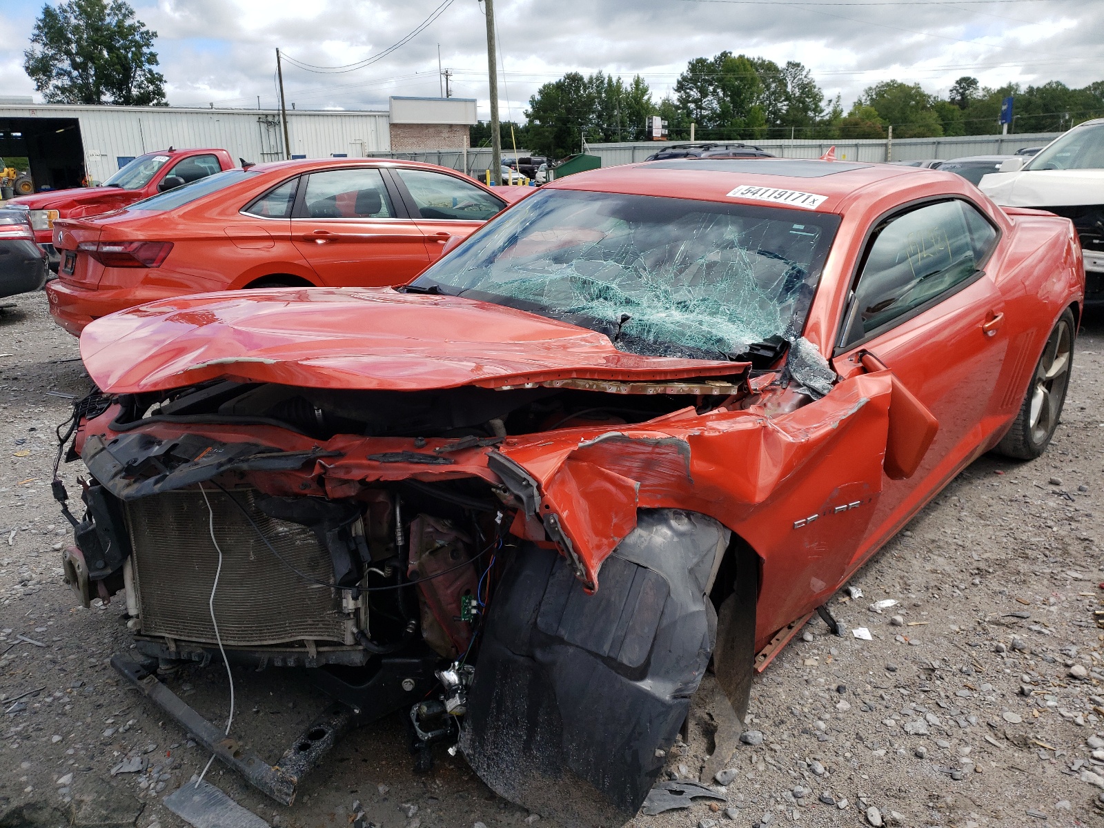 Photo 2 from auction – 2013 CHEVROLET CAMARO LT with VIN 2G1FC1E37D9142523