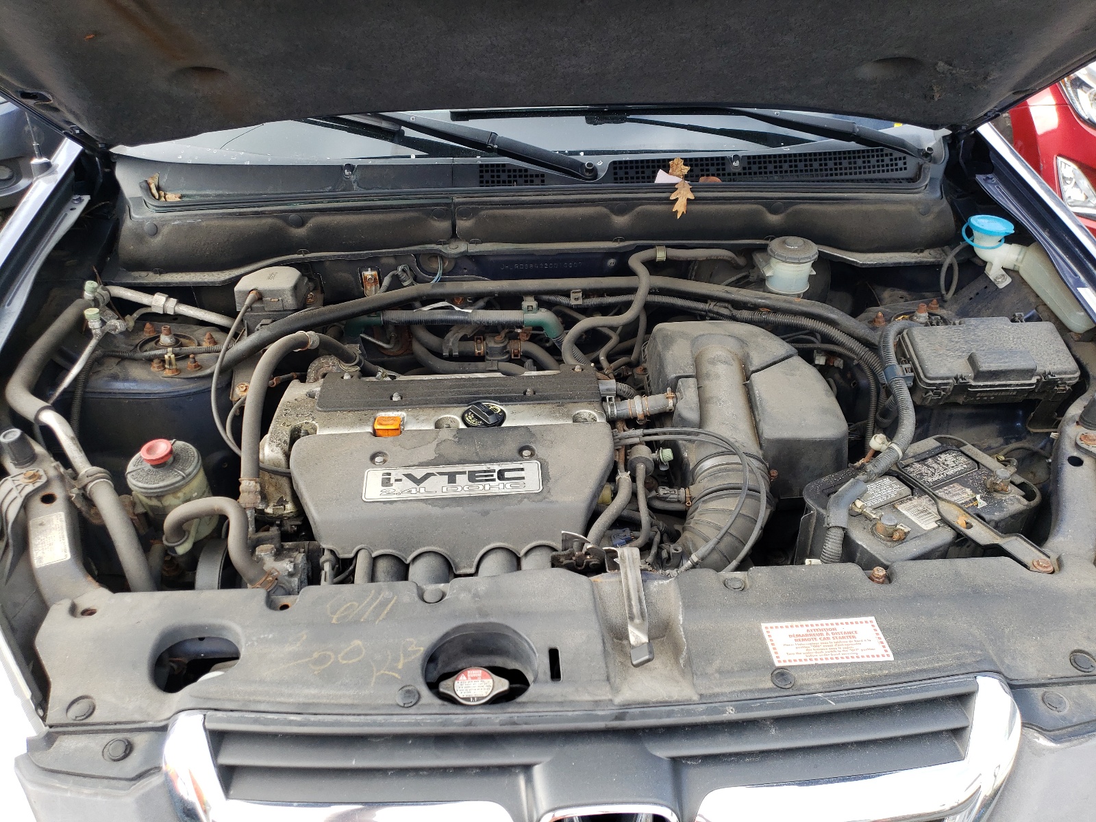 Photo 7 from auction – 2002 HONDA CR-V LX with VIN JHLRD68432C016607