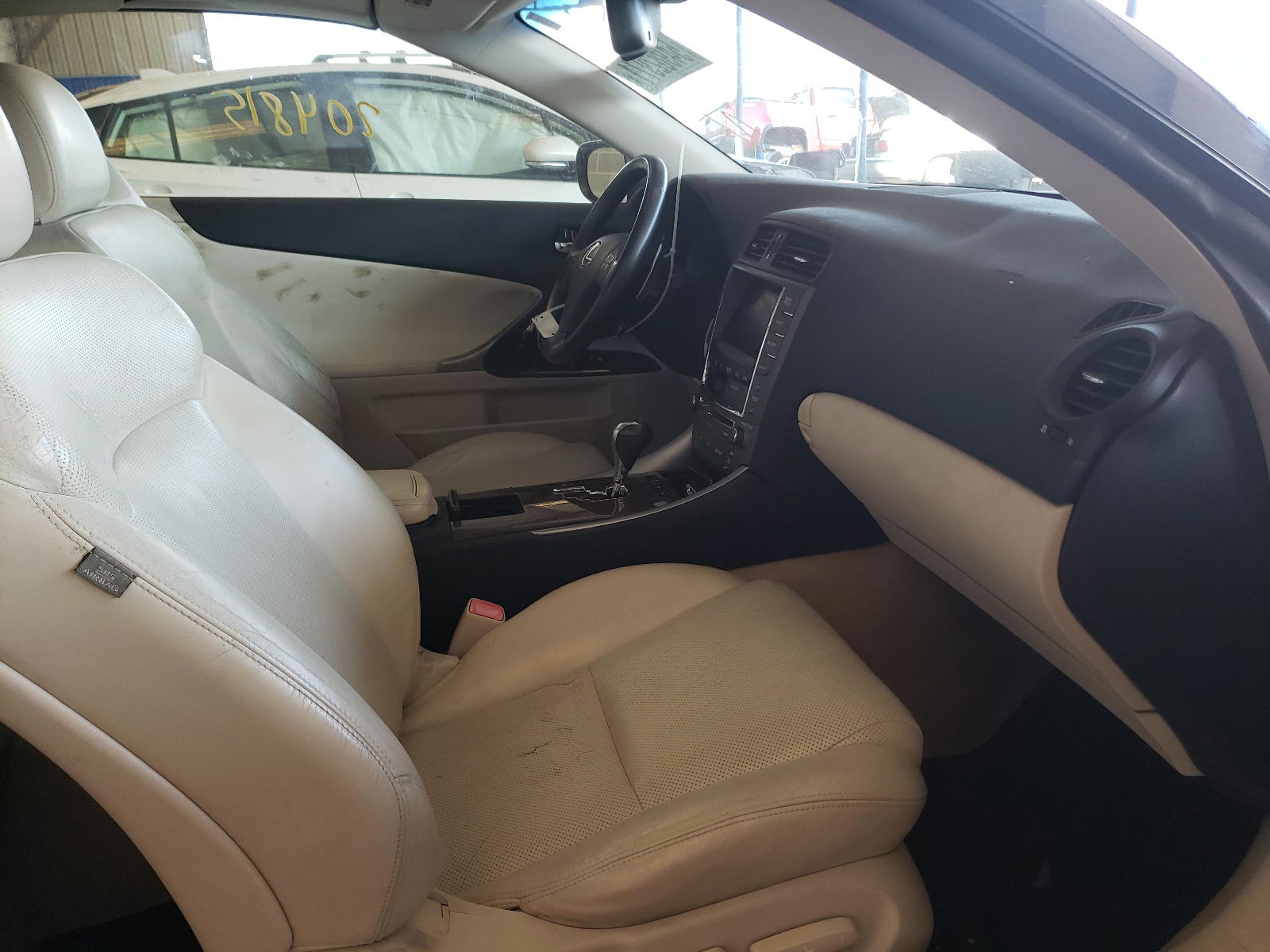 Photo 5 from auction – 2010 LEXUS IS 250 with VIN JTHFF2C2XA2512600