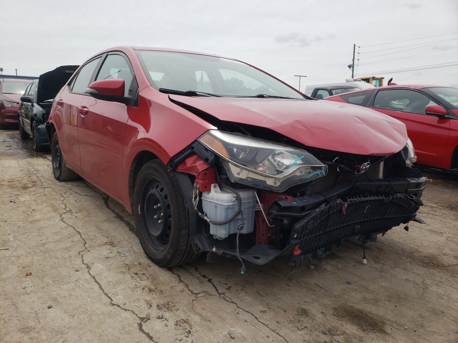TOYOTA COROLLA L 2016 with VIN 2T1BURHE4GC667123 - Photo from auction