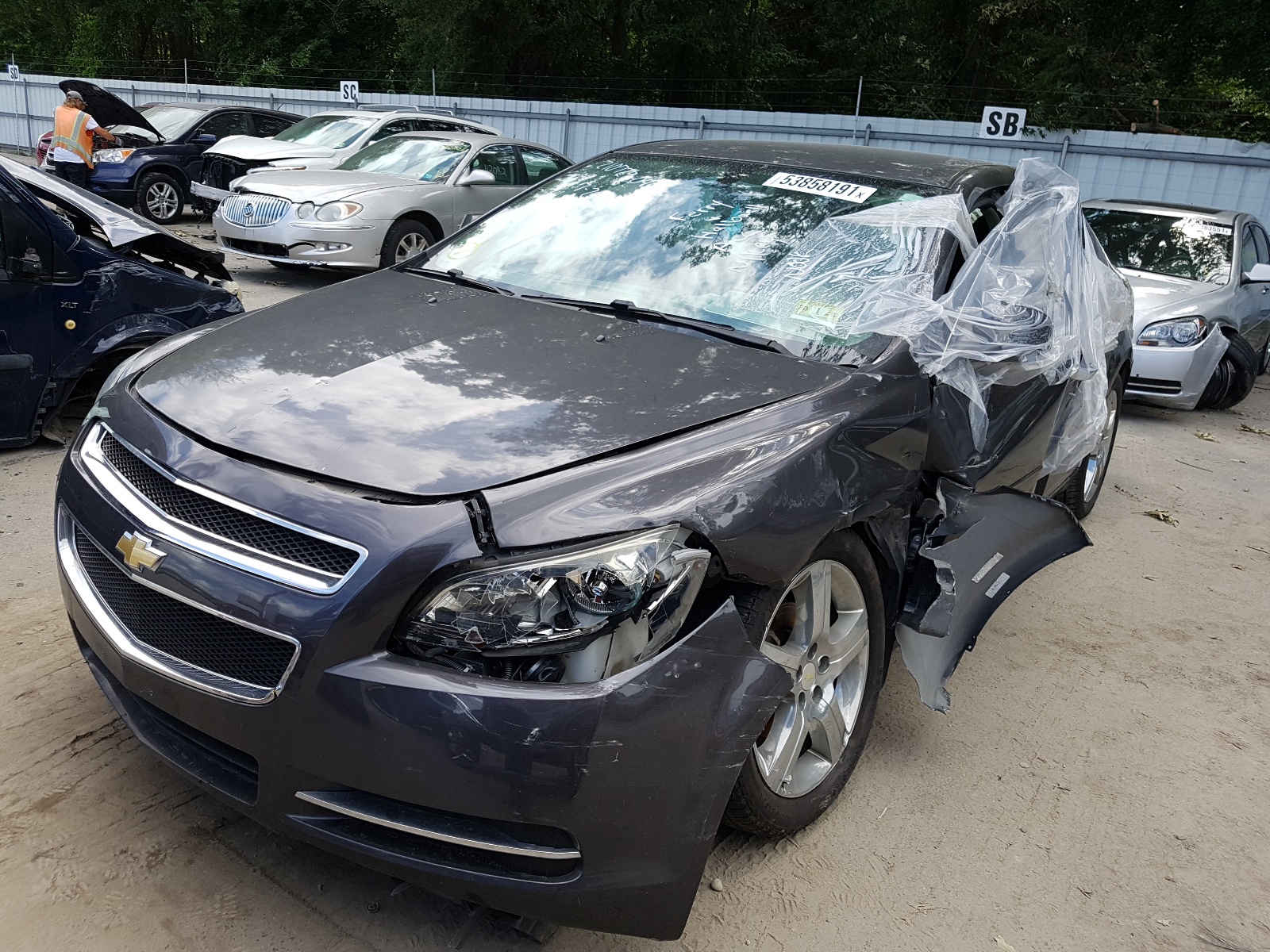 Photo 2 from auction – 2012 CHEVROLET MALIBU 1LT with VIN 1G1ZC5E03CF338197
