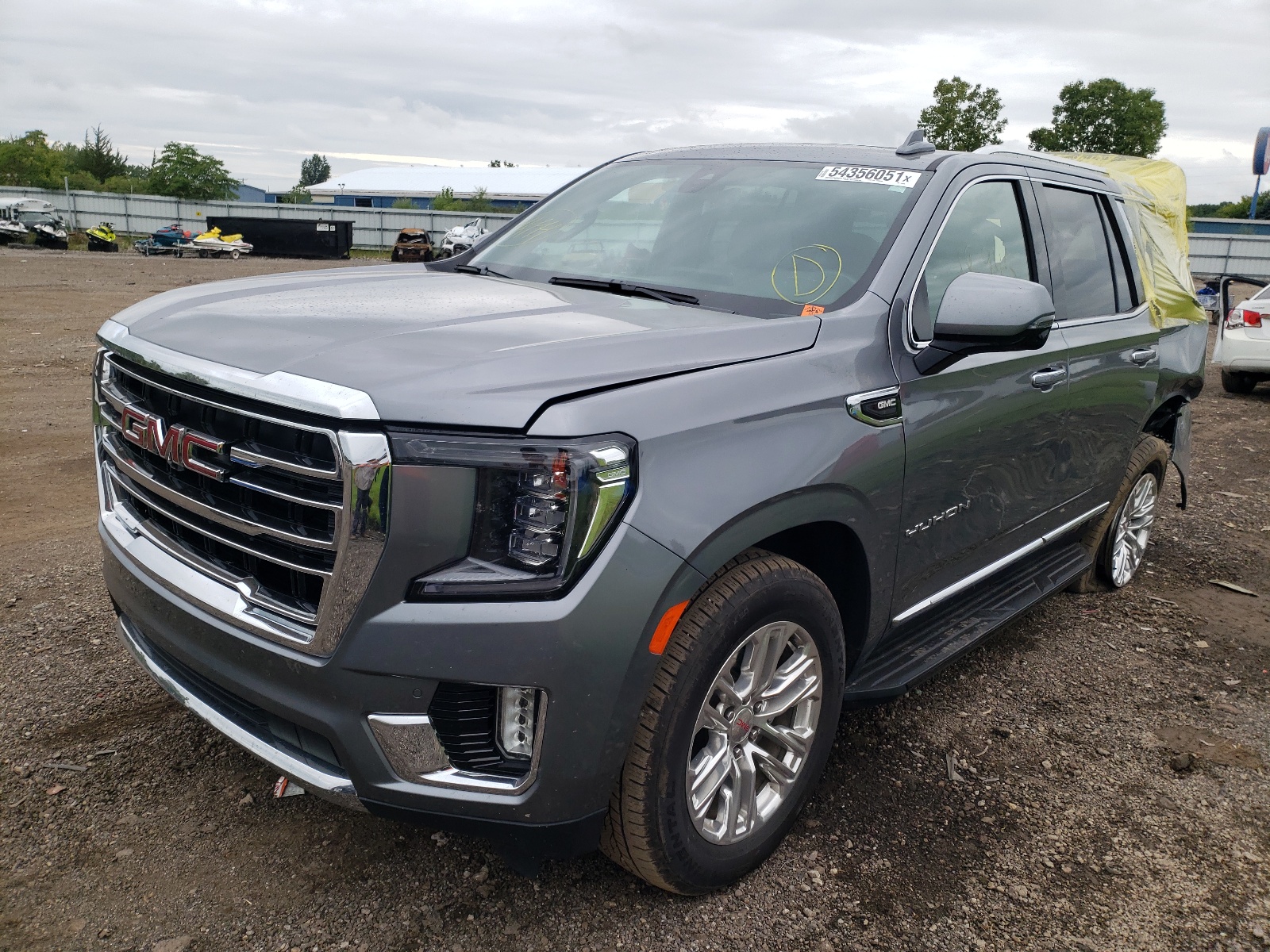 Photo 2 from auction – 2021 GMC YUKON SLT with VIN 1GKS2BKD6MR129610