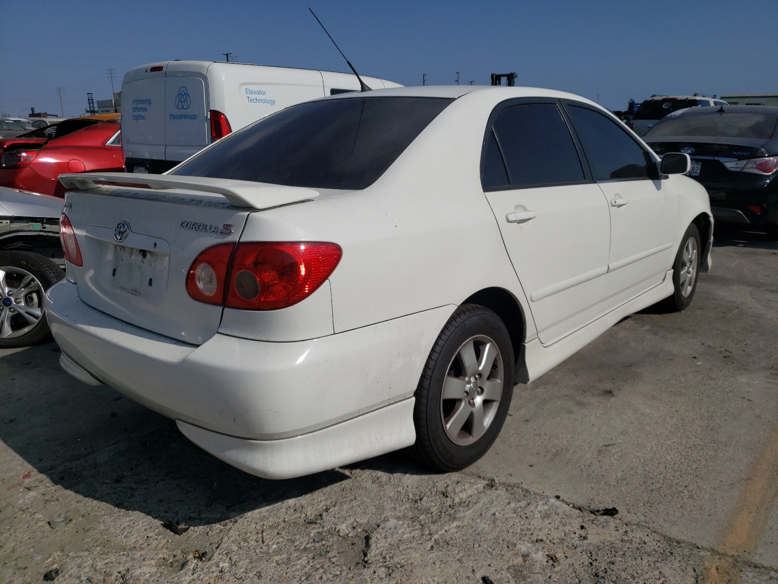 Photo 4 from auction – 2007 TOYOTA COROLLA CE with VIN 1NXBR32E27Z868122