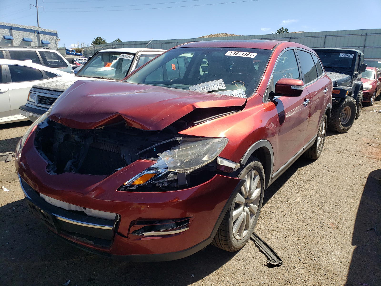 Photo 2 from auction – 2008 MAZDA CX-9 with VIN JM3TB38V180148556