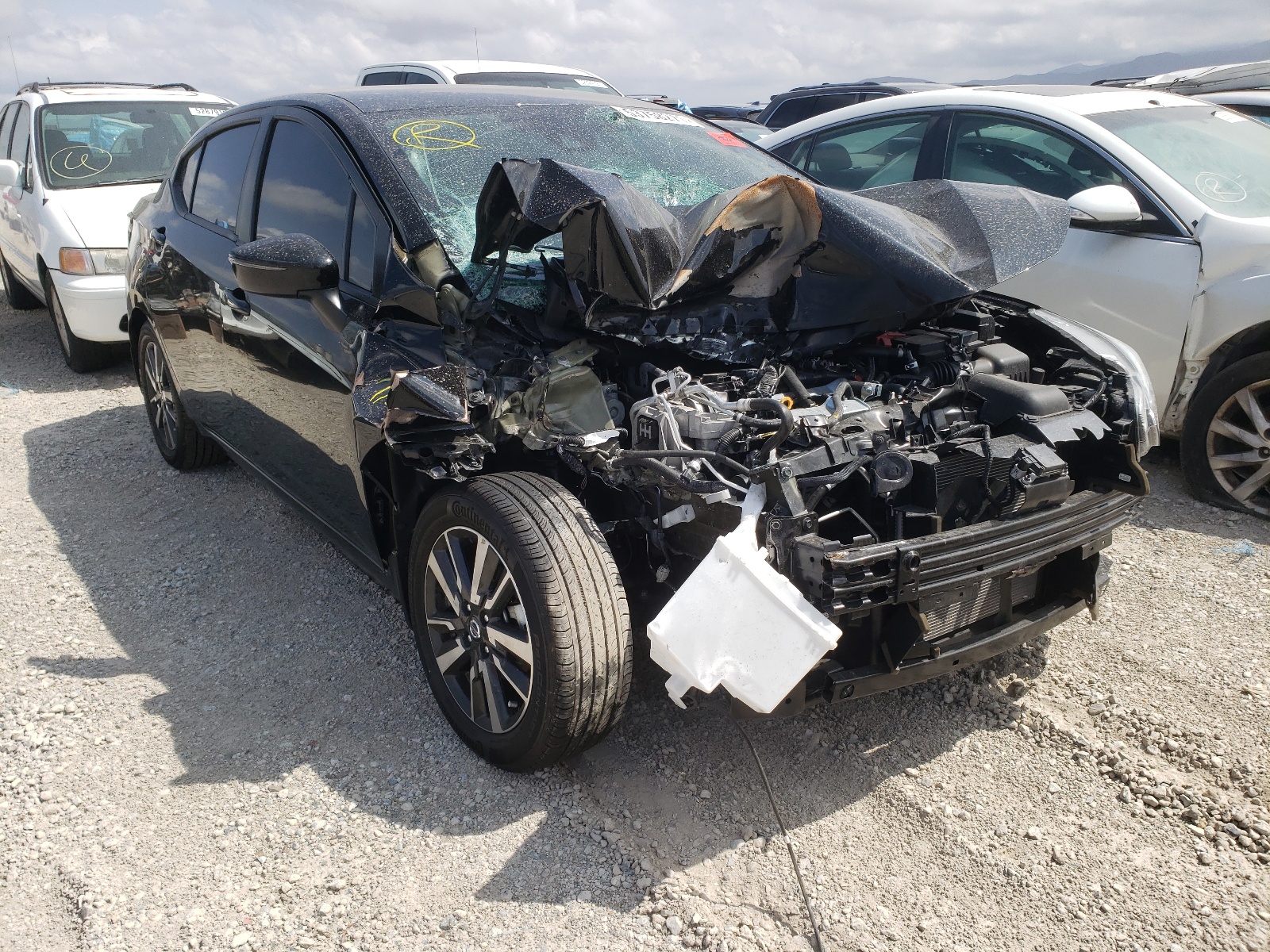 Photo 1 from auction – 2021 NISSAN VERSA SV with VIN 3N1CN8EV2ML837880