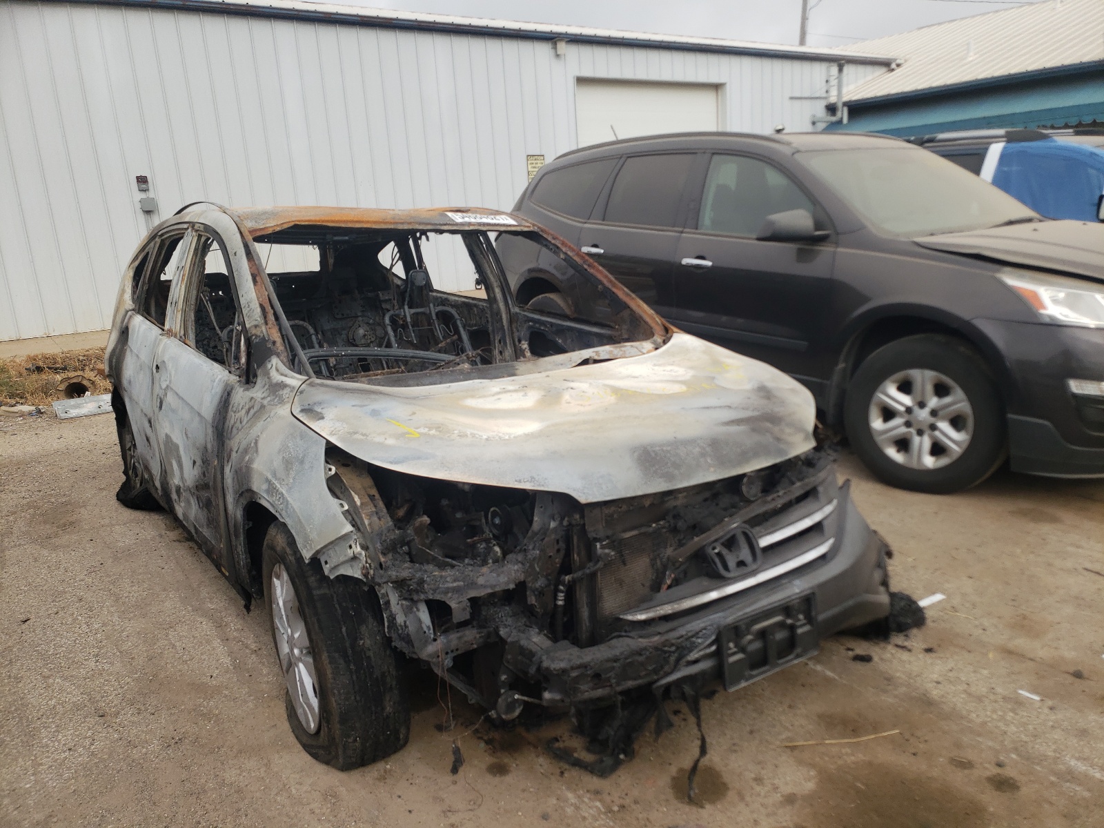 HONDA CR-V EX 2013 with VIN 2HKRM4H52DH669561 - Photo from auction