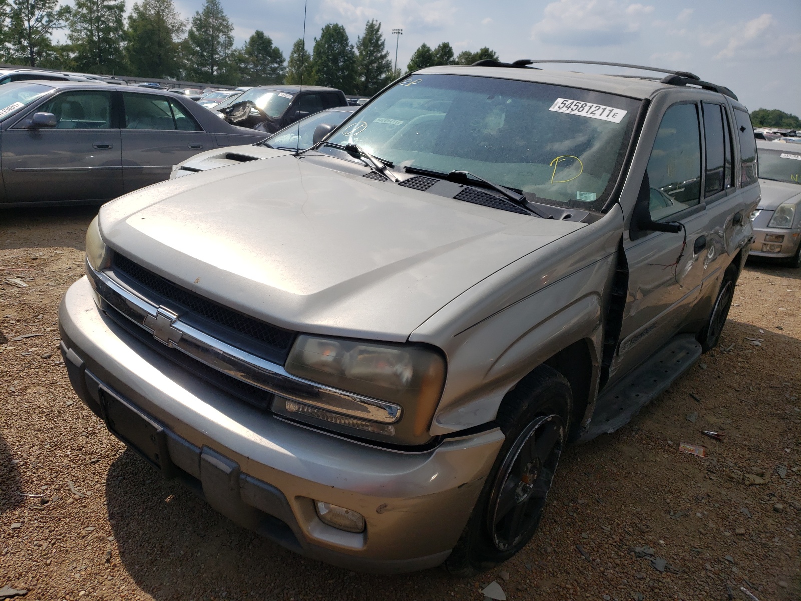 Photo 2 from auction – 2003 CHEVROLET TRAILBLAZE with VIN 1GNDT13S432374669