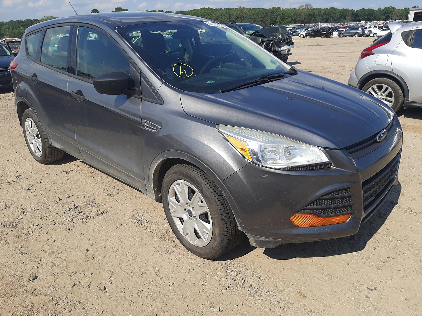 FORD ESCAPE S 2014 with VIN 1FMCU0F75EUC66521 - Photo from auction