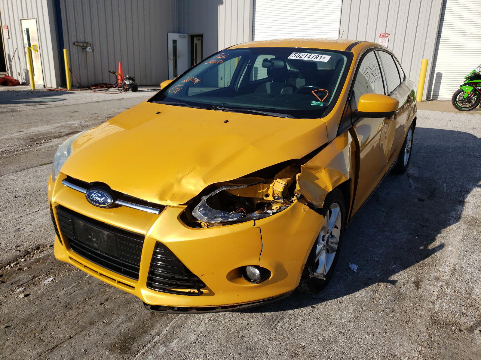 Photo 2 from auction – 2012 FORD FOCUS SE with VIN 1FAHP3F20CL206002