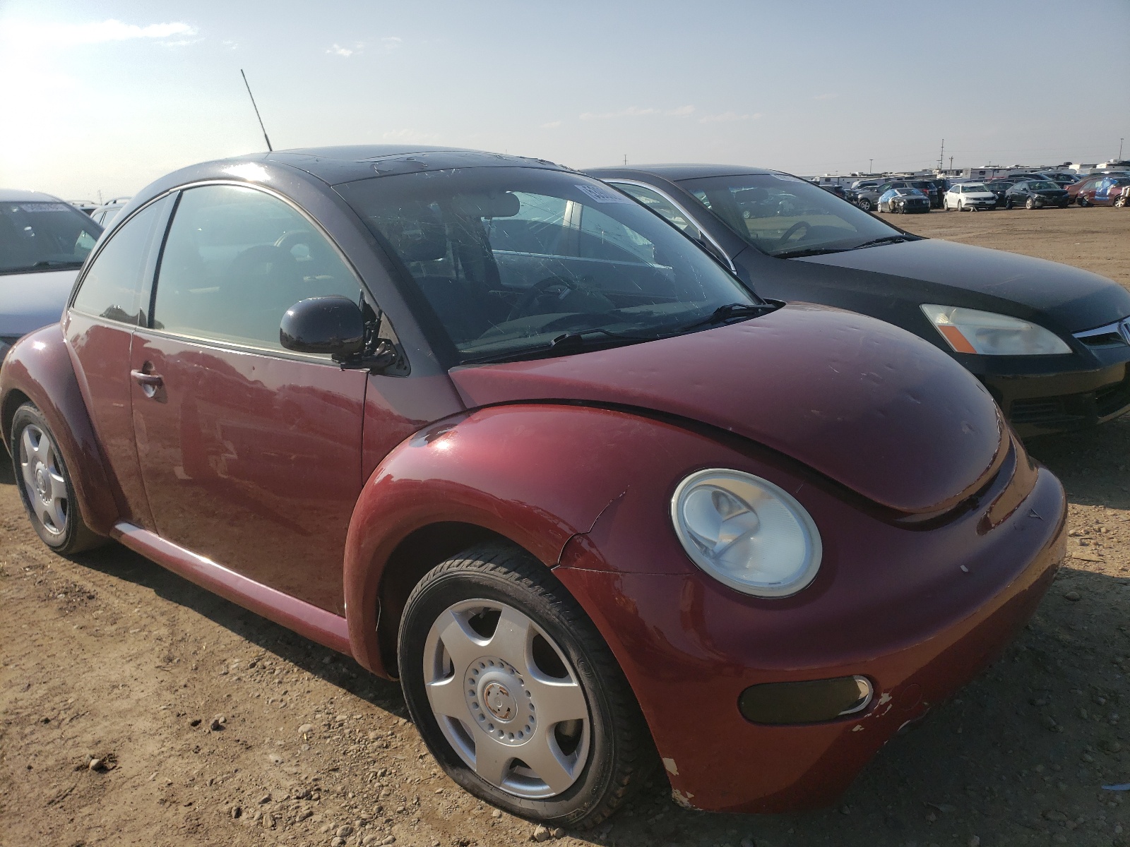 VOLKSWAGEN NEW BEETLE 2001 with VIN 3VWCB21C71M464829 - Photo from auction