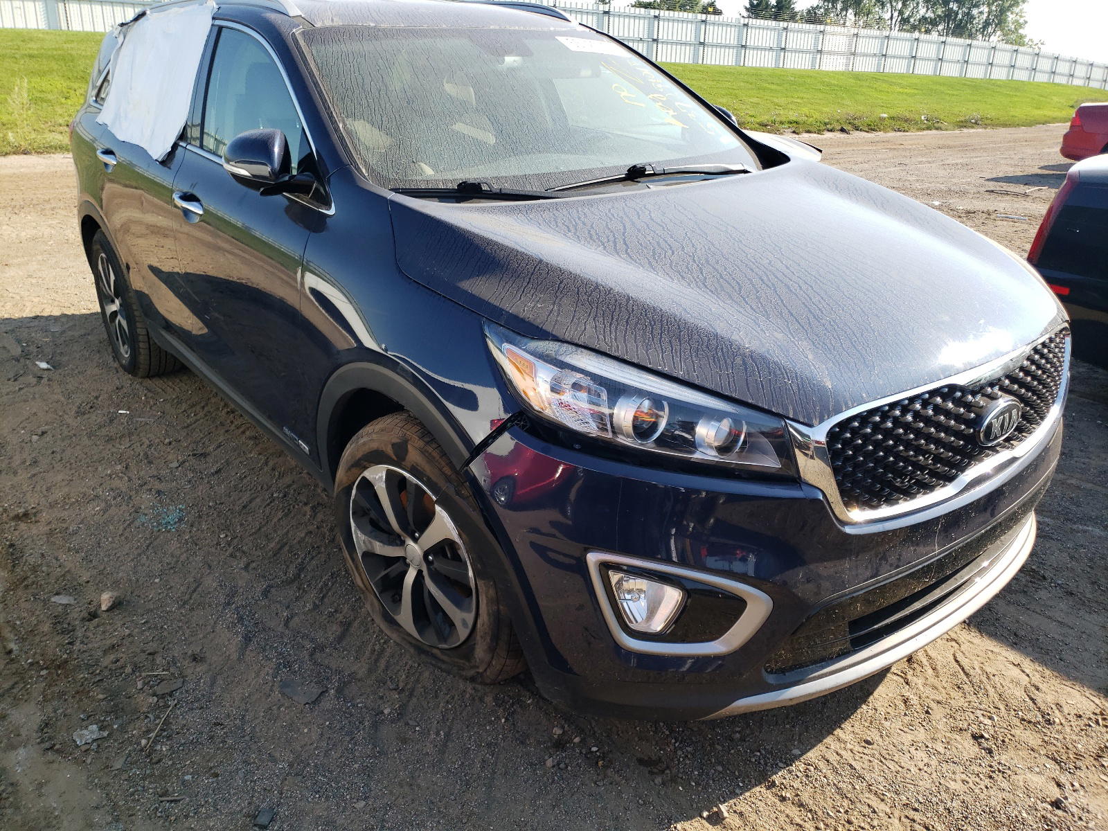 KIA SORENTO EX 2017 with VIN 5XYPHDA59HG319475 - Photo from auction