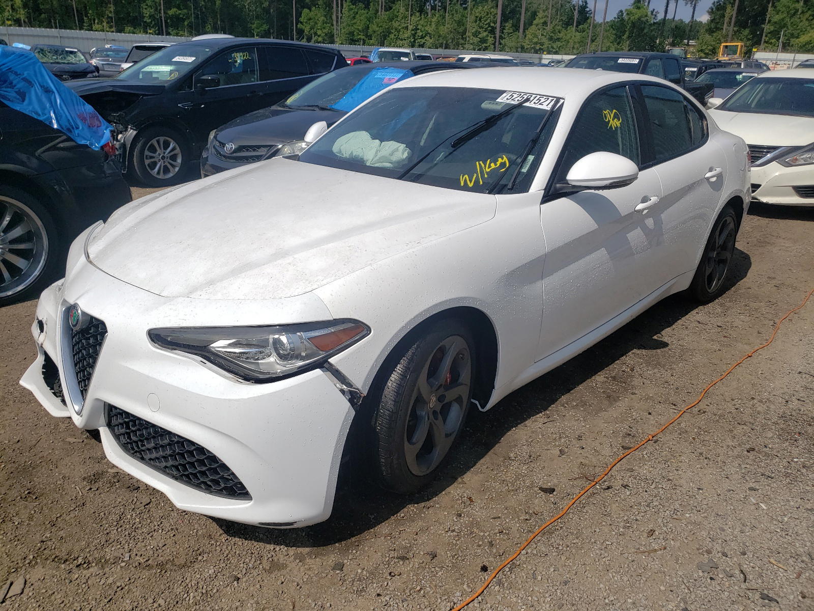 Photo 2 from auction – 2017 ALFA ROMEO GIULIA with VIN ZARFAEBN5H7555841