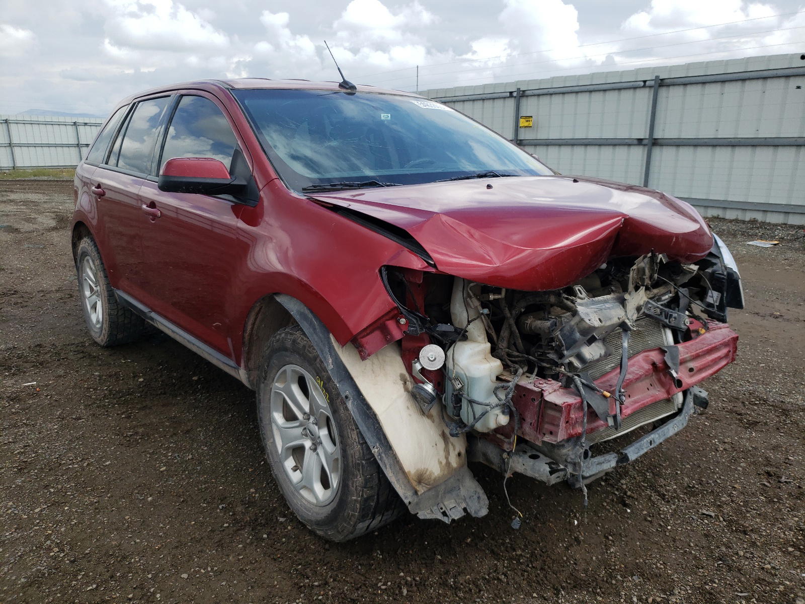FORD EDGE SEL 2014 with VIN 2FMDK4JCXEBB86823 - Photo from auction