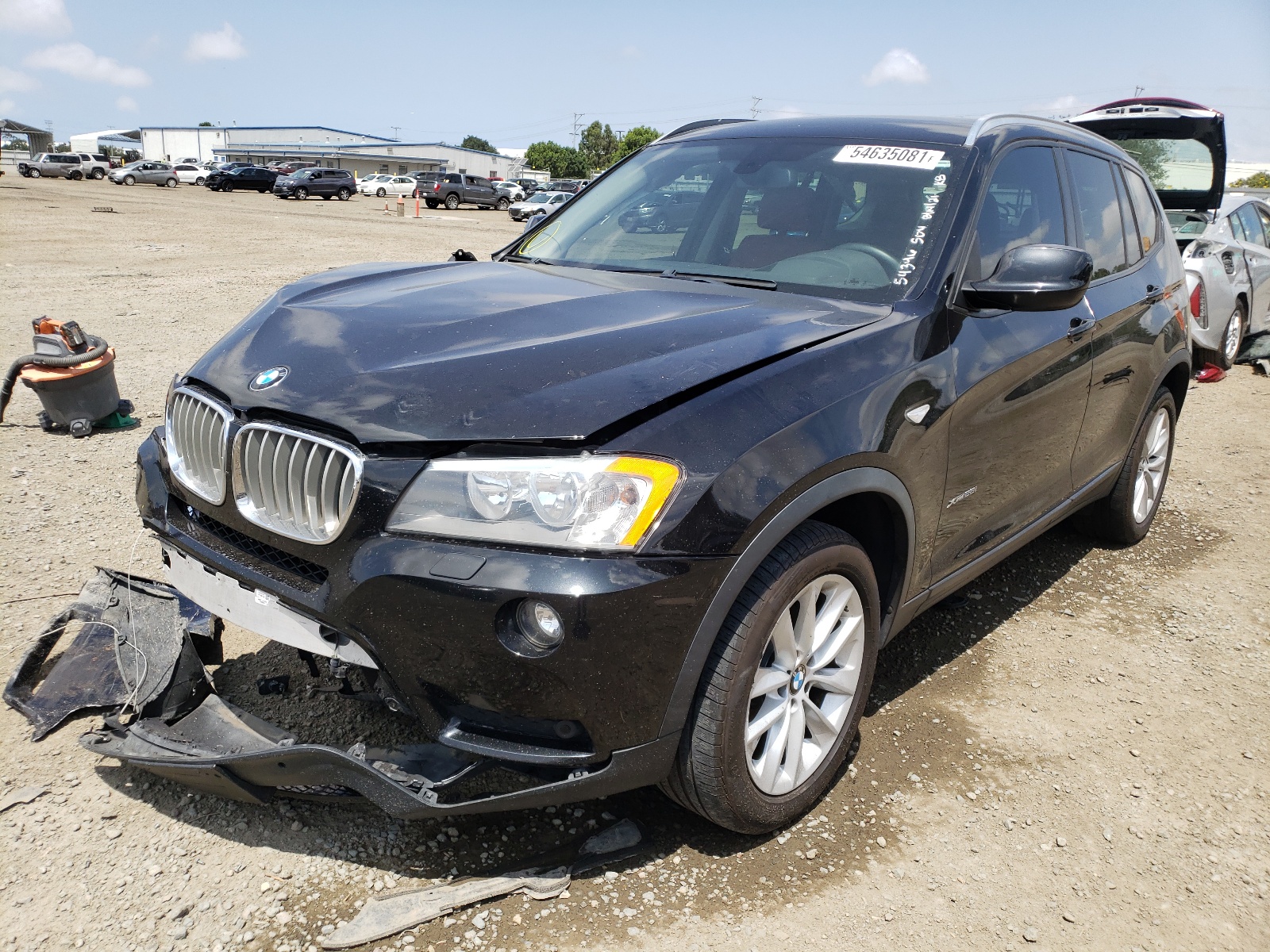 Photo 2 from auction – 2014 BMW X3 XDRIVE2 with VIN 5UXWX9C58E0D42533
