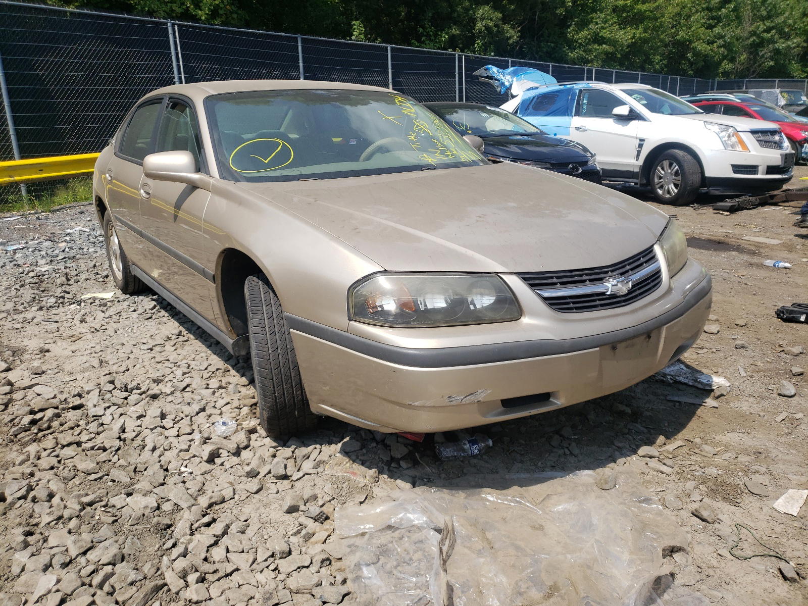 CHEVROLET IMPALA 2005 with VIN 2G1WF52E359153492 - Photo from auction