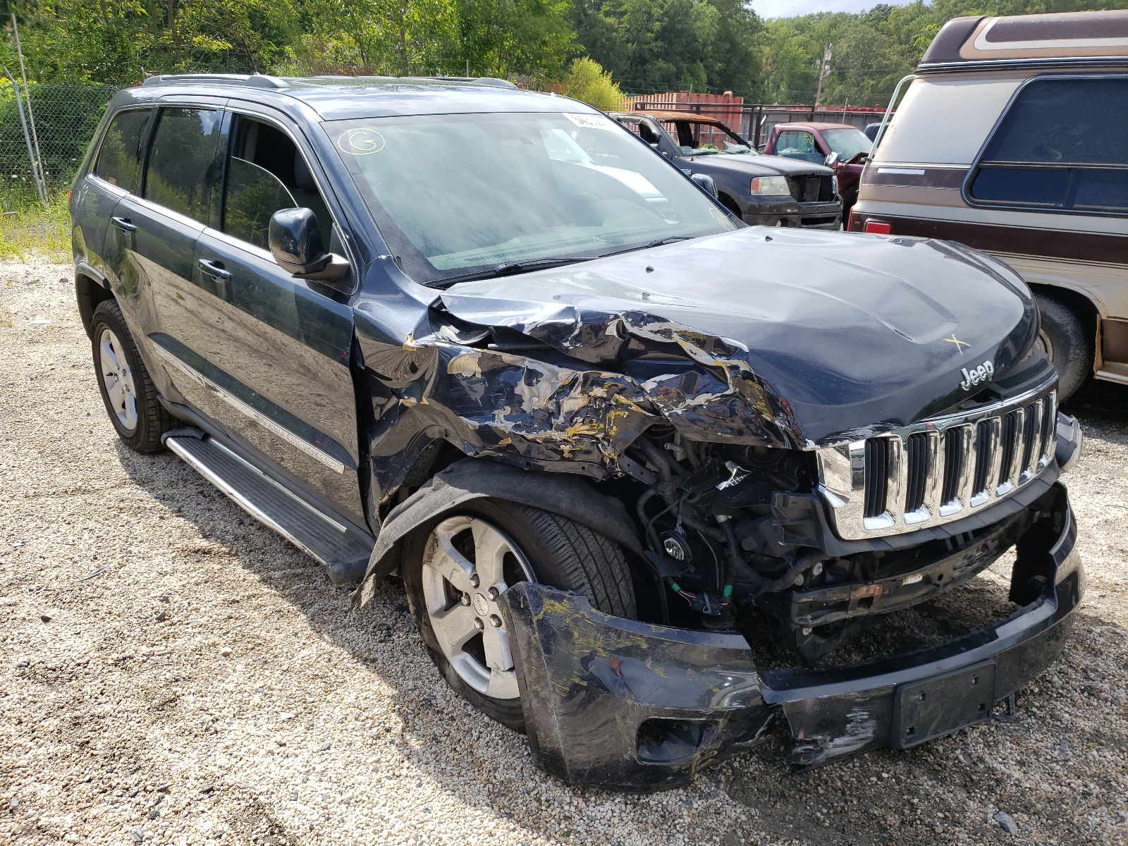 JEEP GRAND CHER 2012 with VIN 1C4RJFAGXCC345624 - Photo from auction