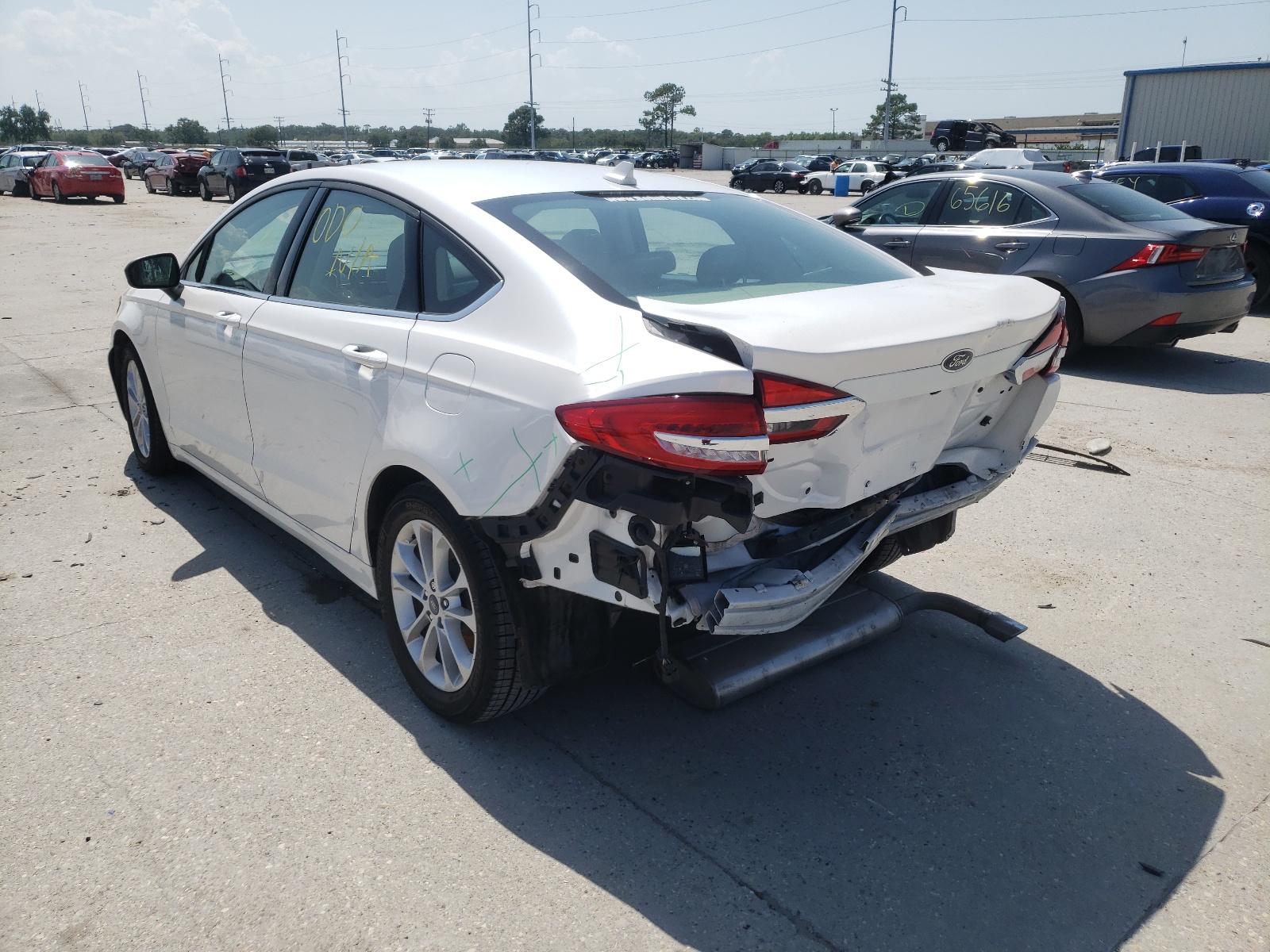 Photo 3 from auction – 2020 FORD FUSION SE with VIN 3FA6P0HD7LR184506