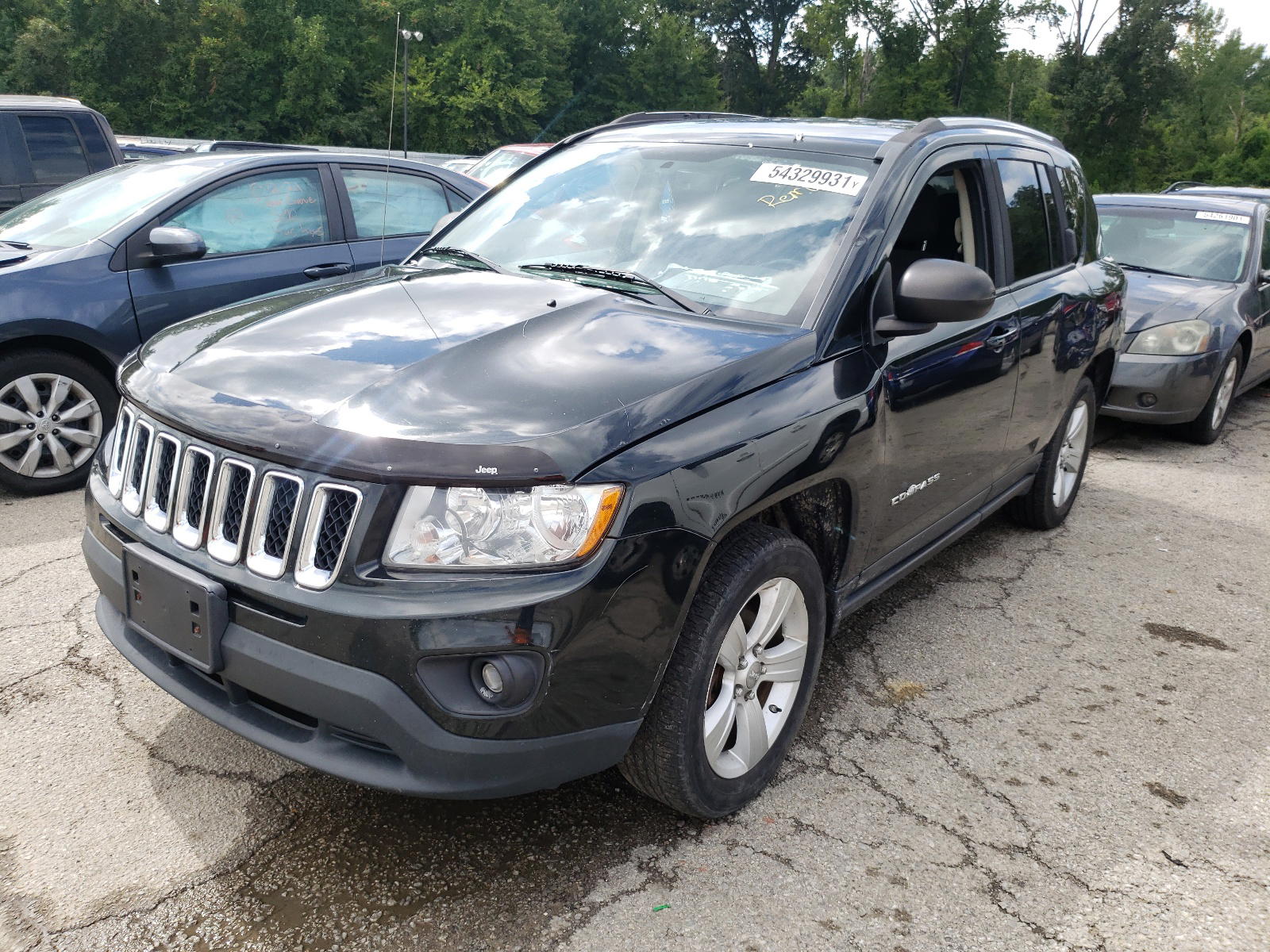 Photo 2 from auction – 2013 JEEP COMPASS LA with VIN 1C4NJDEB2DD145821