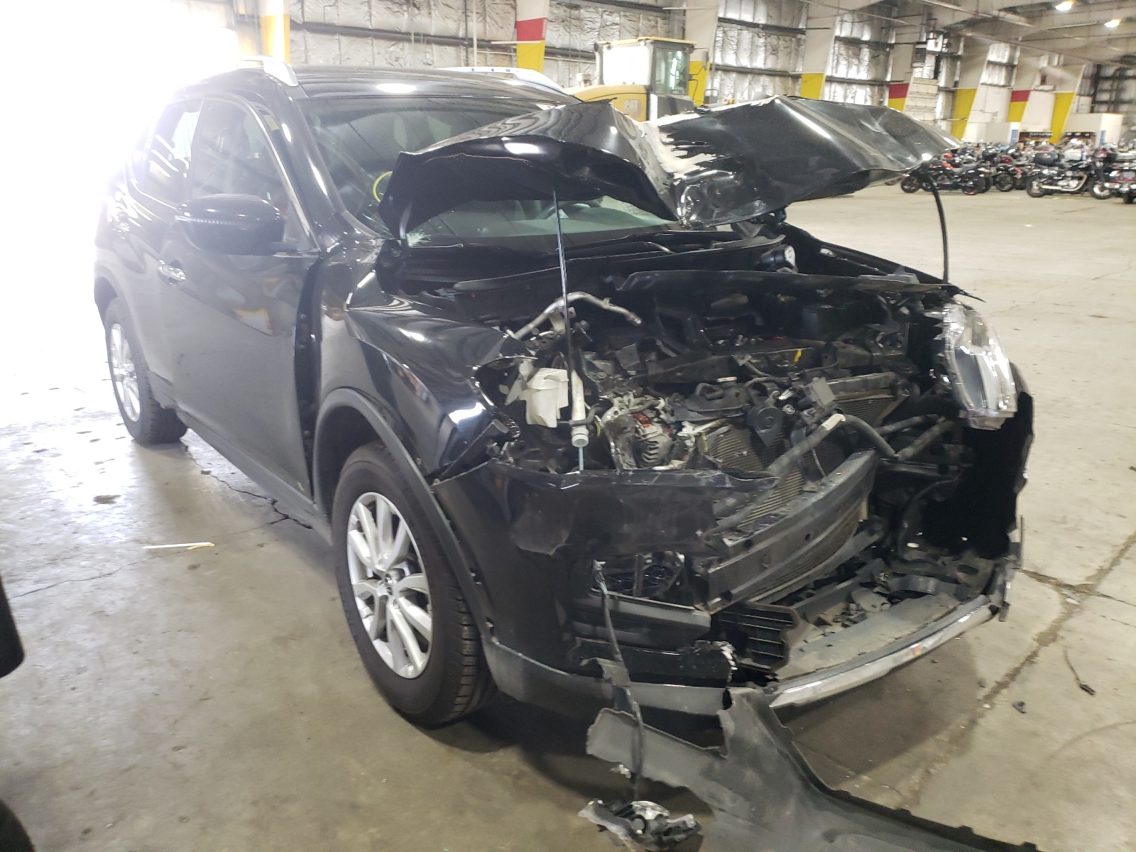 NISSAN ROGUE S 2017 with VIN KNMAT2MV0HP583816 - Photo from auction