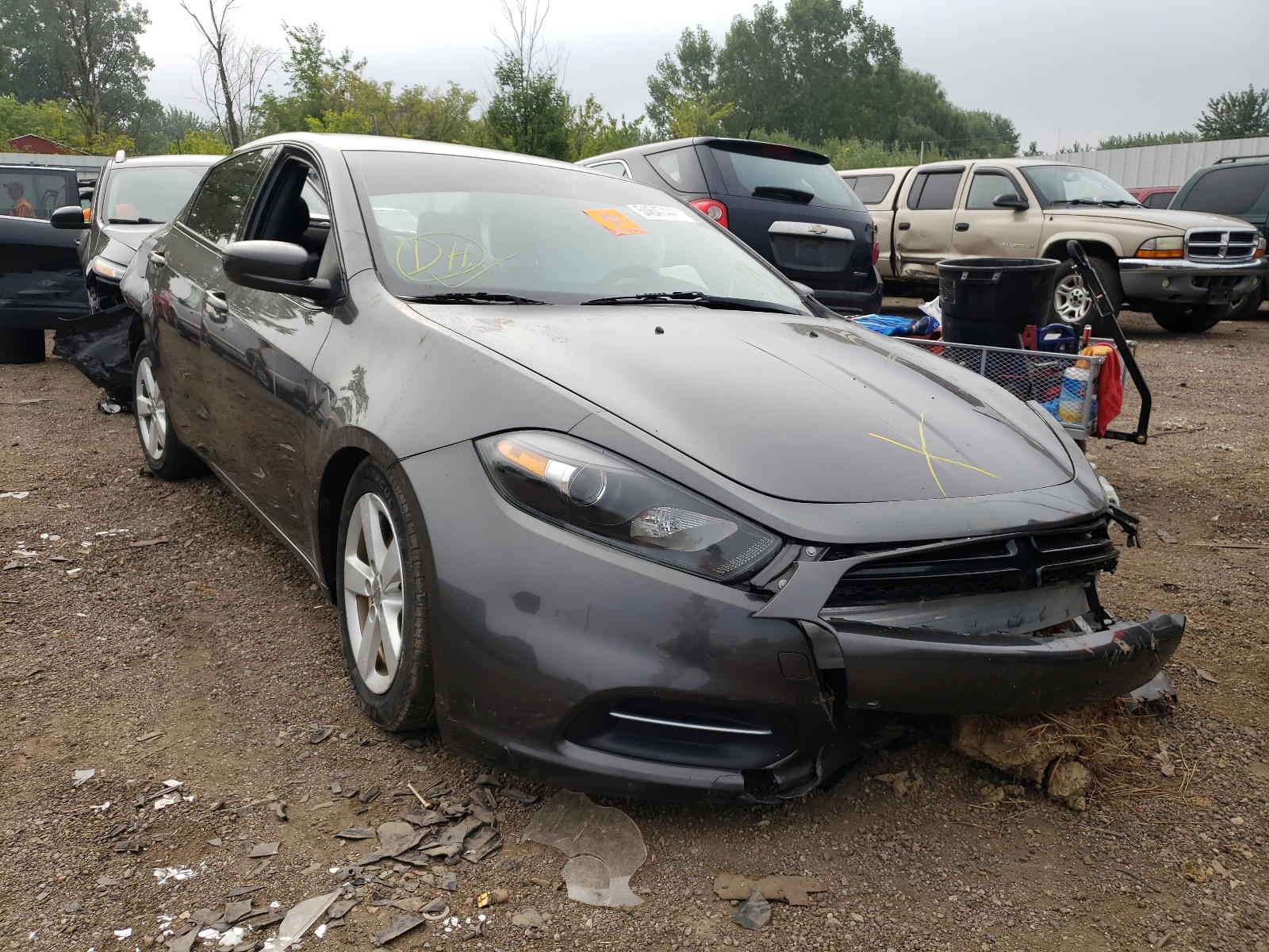 DODGE DART SXT 2015 with VIN 1C3CDFBB7FD374453 - Photo from auction