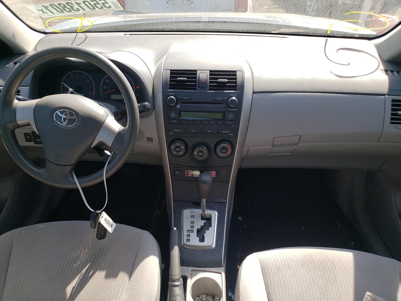 Photo 9 from auction – 2010 TOYOTA COROLLA BA with VIN JTDBU4EE1A9119097