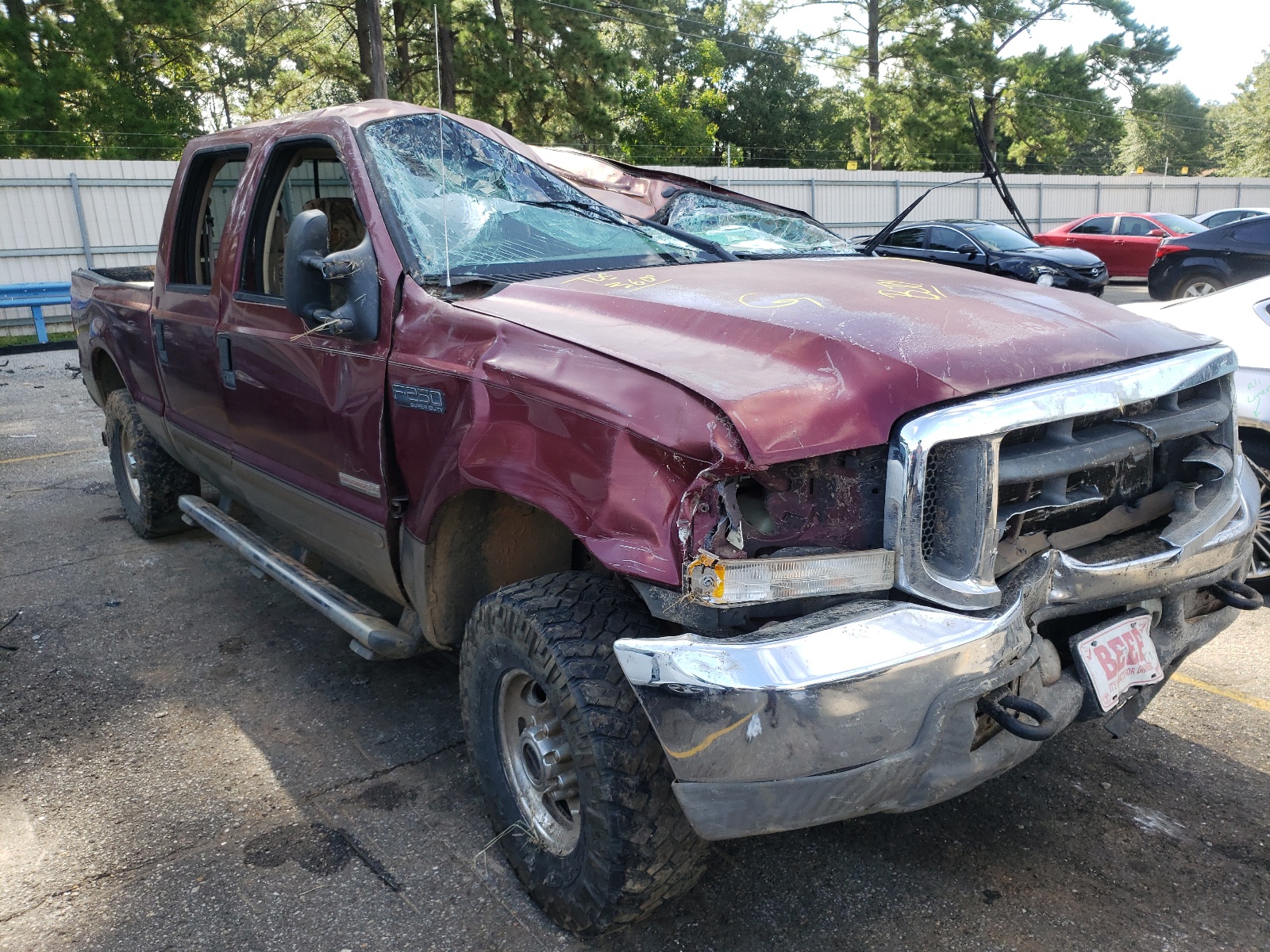Photo 1 from auction – 2004 FORD F250 SUPER with VIN 1FTNW21P74EA81180