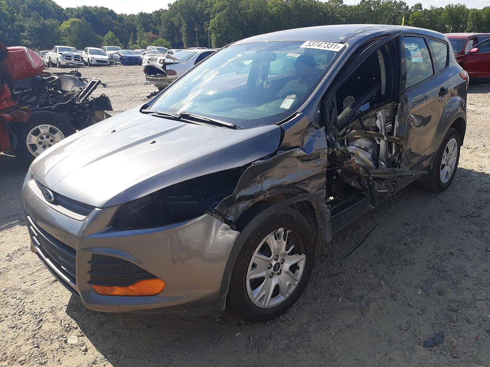 Photo 2 from auction – 2014 FORD ESCAPE S with VIN 1FMCU0F75EUC66521