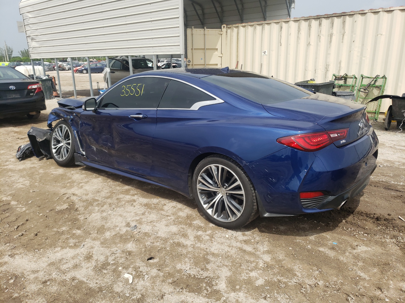 Photo 3 from auction – 2017 INFINITI Q60 PREMIU with VIN JN1EV7EL3HM554398