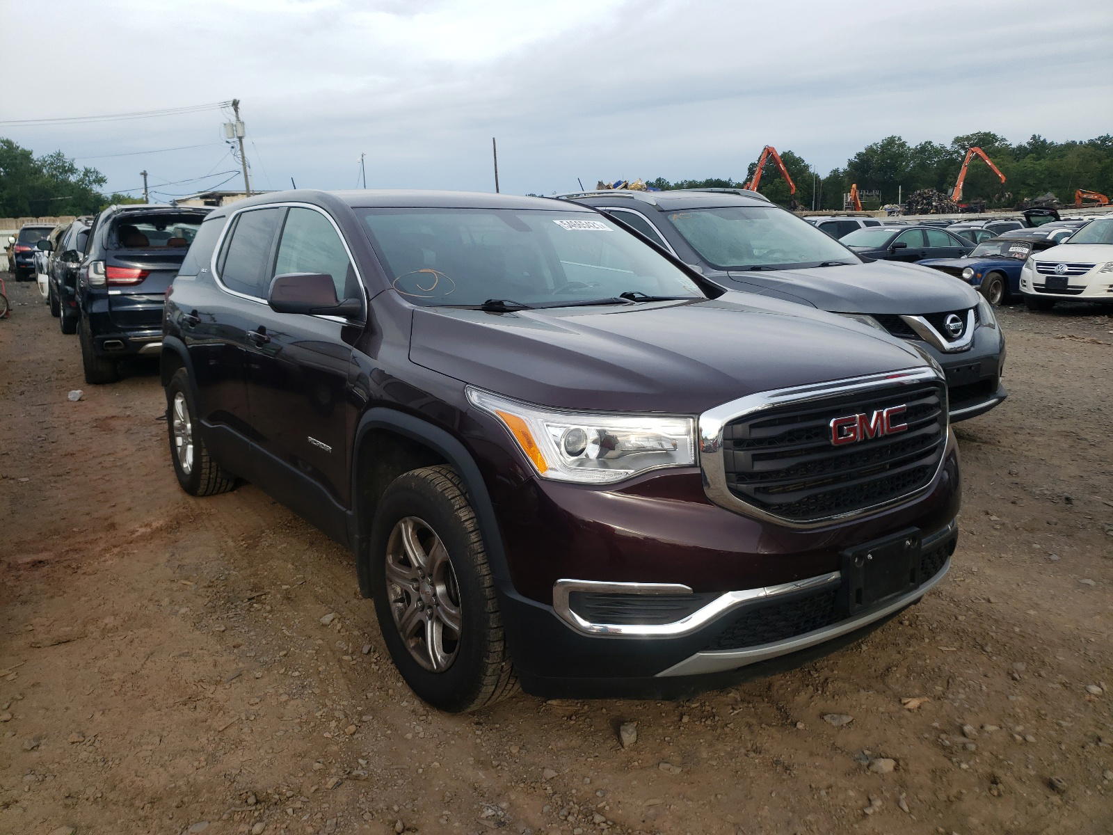 GMC ACADIA SLE 2018 with VIN 1GKKNRLS2JZ183382 - Photo from auction