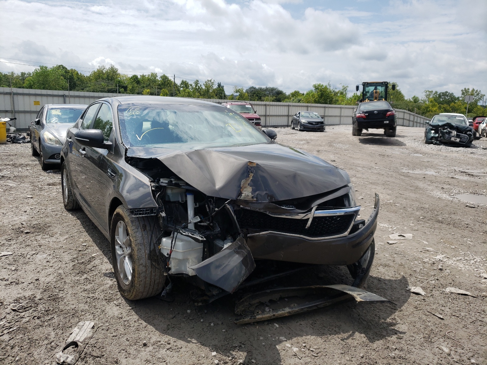 KIA OPTIMA LX 2013 with VIN 5XXGM4A75DG237805 - Photo from auction