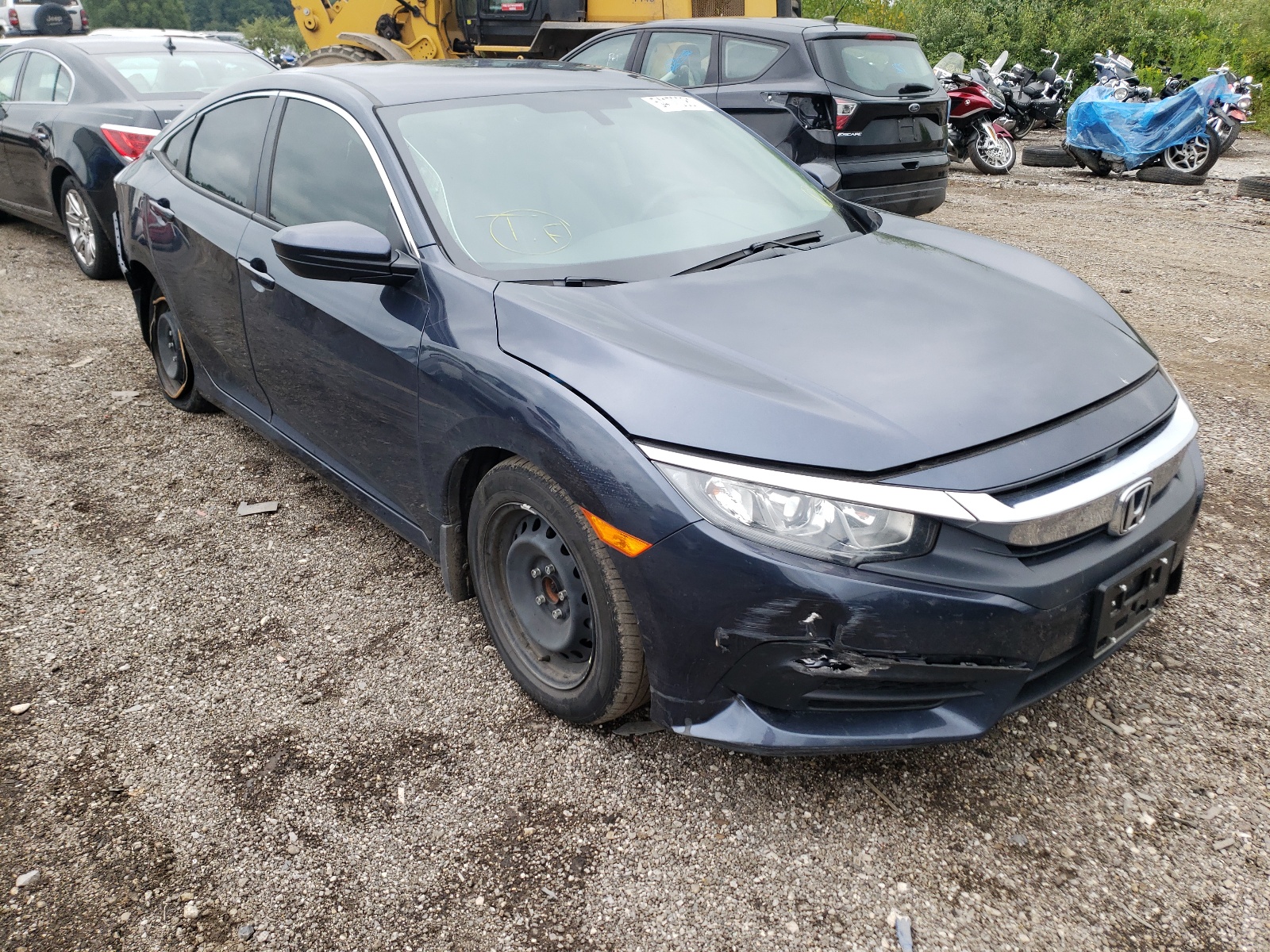 HONDA CIVIC LX 2016 with VIN 19XFC2F55GE248343 - Photo from auction