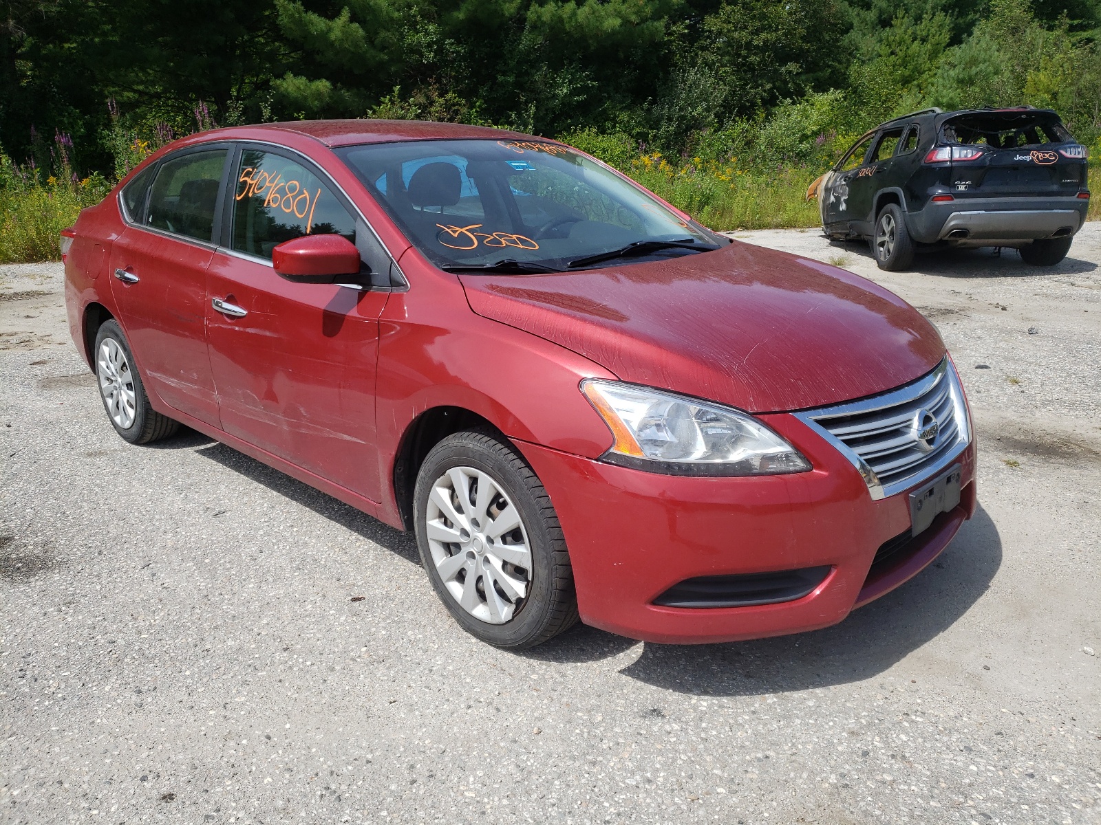 Photo 1 from auction – 2014 NISSAN SENTRA S with VIN 3N1AB7AP2EY263576