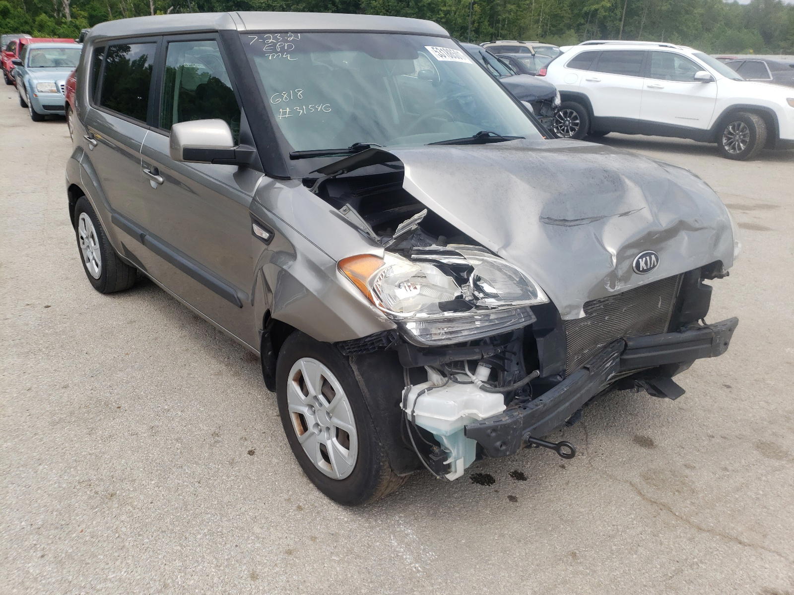 KIA SOUL 2013 with VIN KNDJT2A54D7576818 - Photo from auction