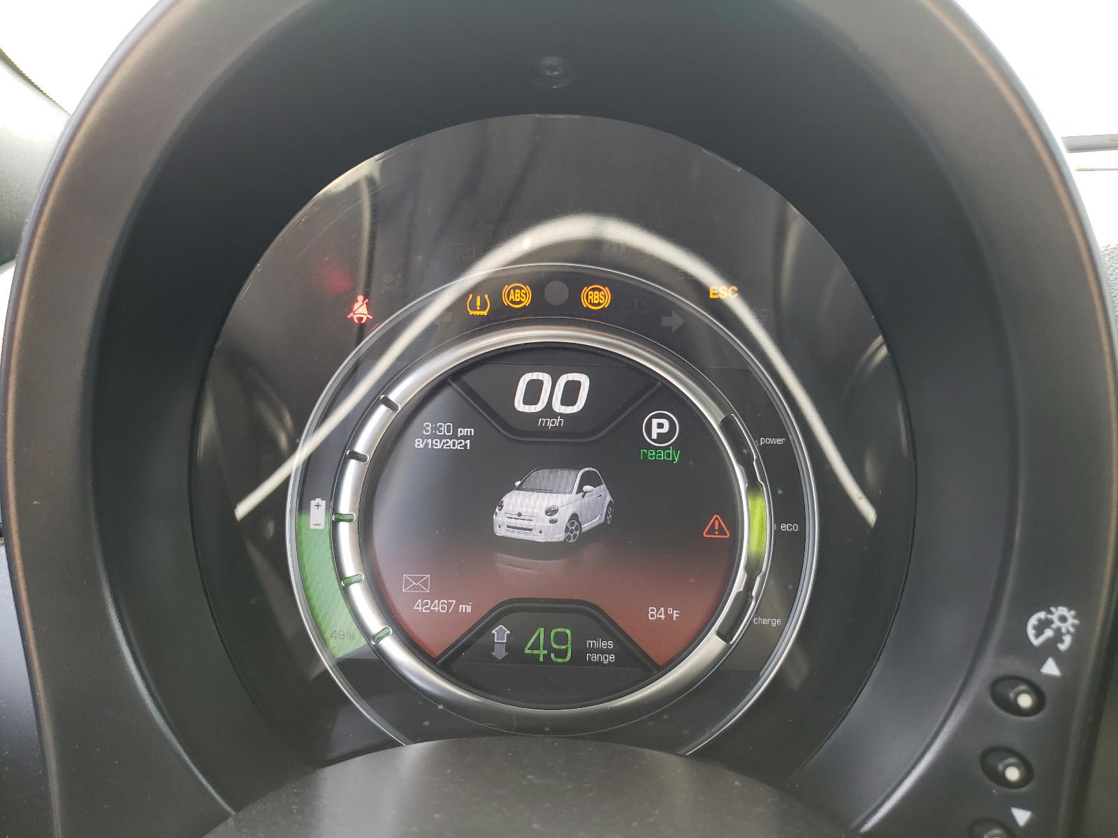 Photo 8 from auction – 2017 FIAT 500 ELECTR with VIN 3C3CFFGE7HT514060